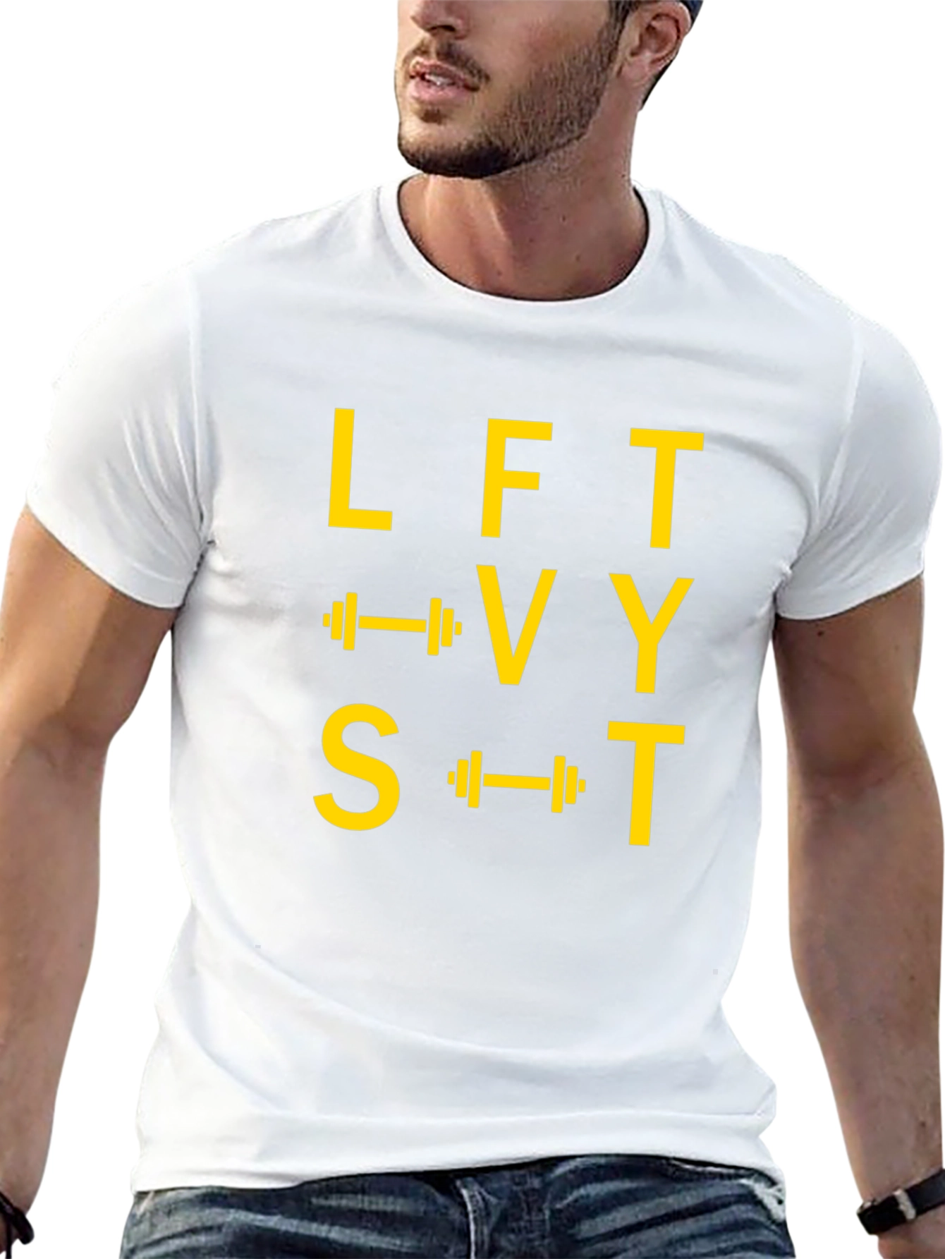 Lift Heavy S*** Black Graphic Tee