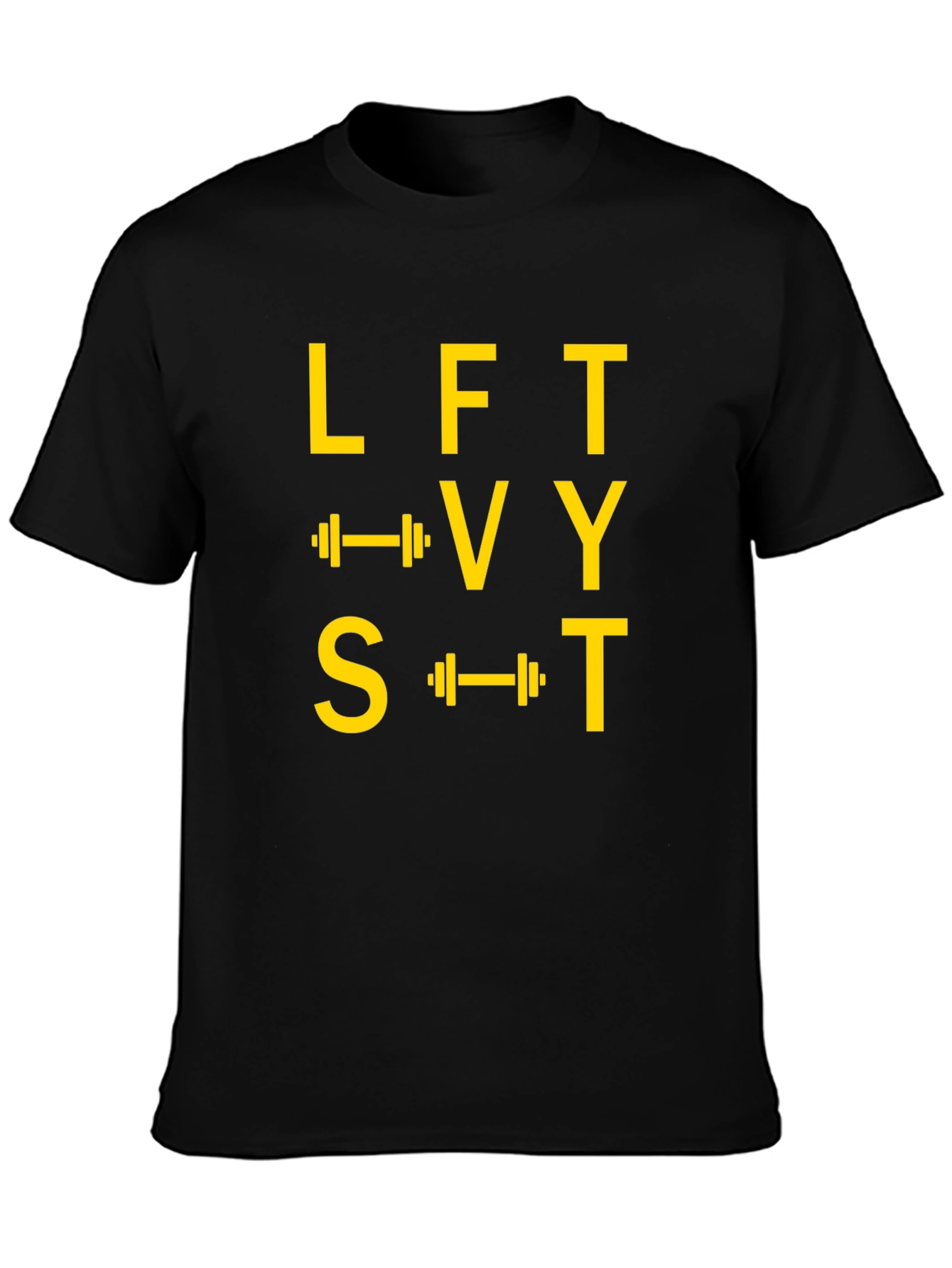 Lift Heavy S*** Black Graphic Tee