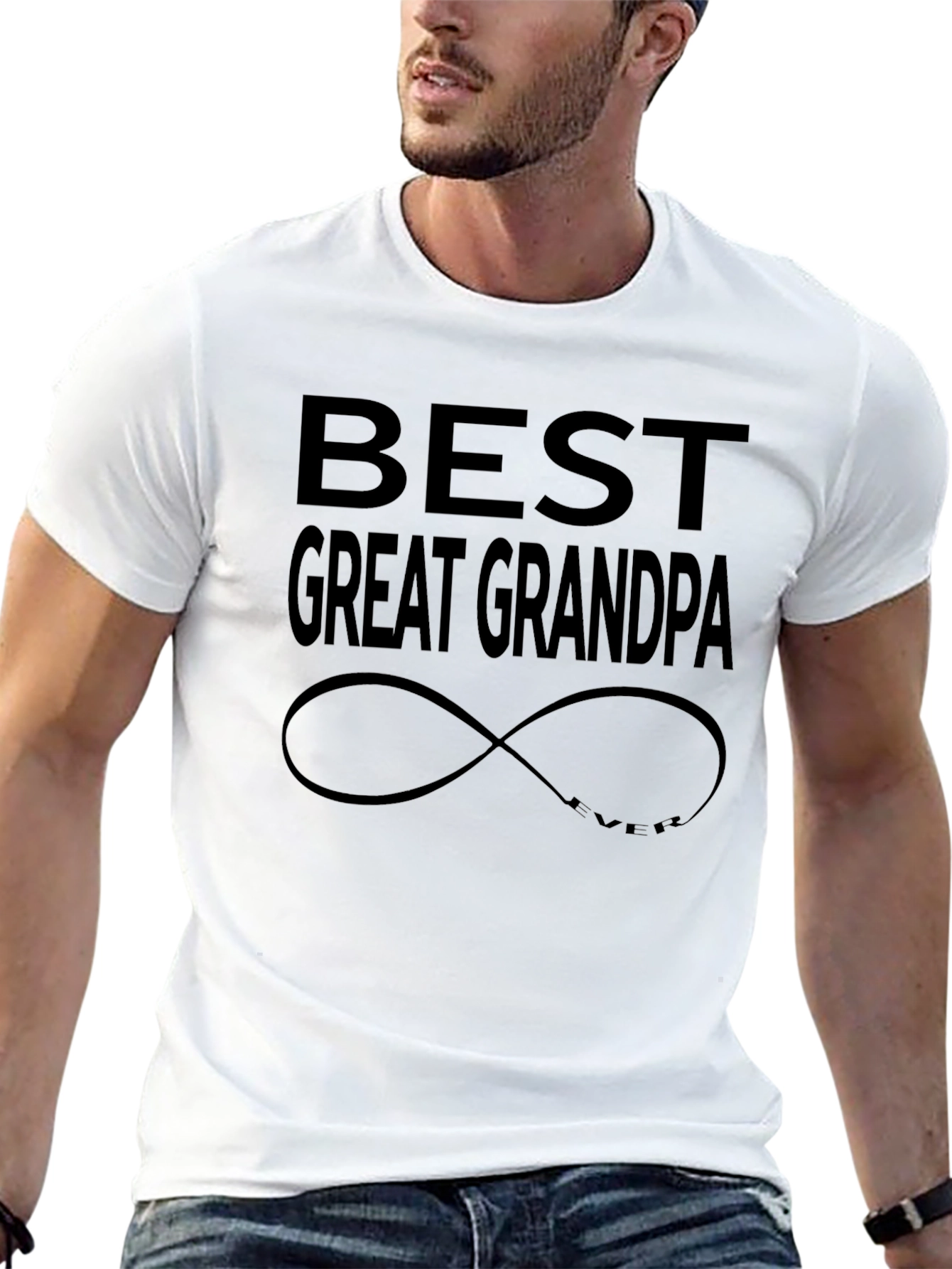 Best Great Grandpa Ever T-Shirt - Infinity Symbol