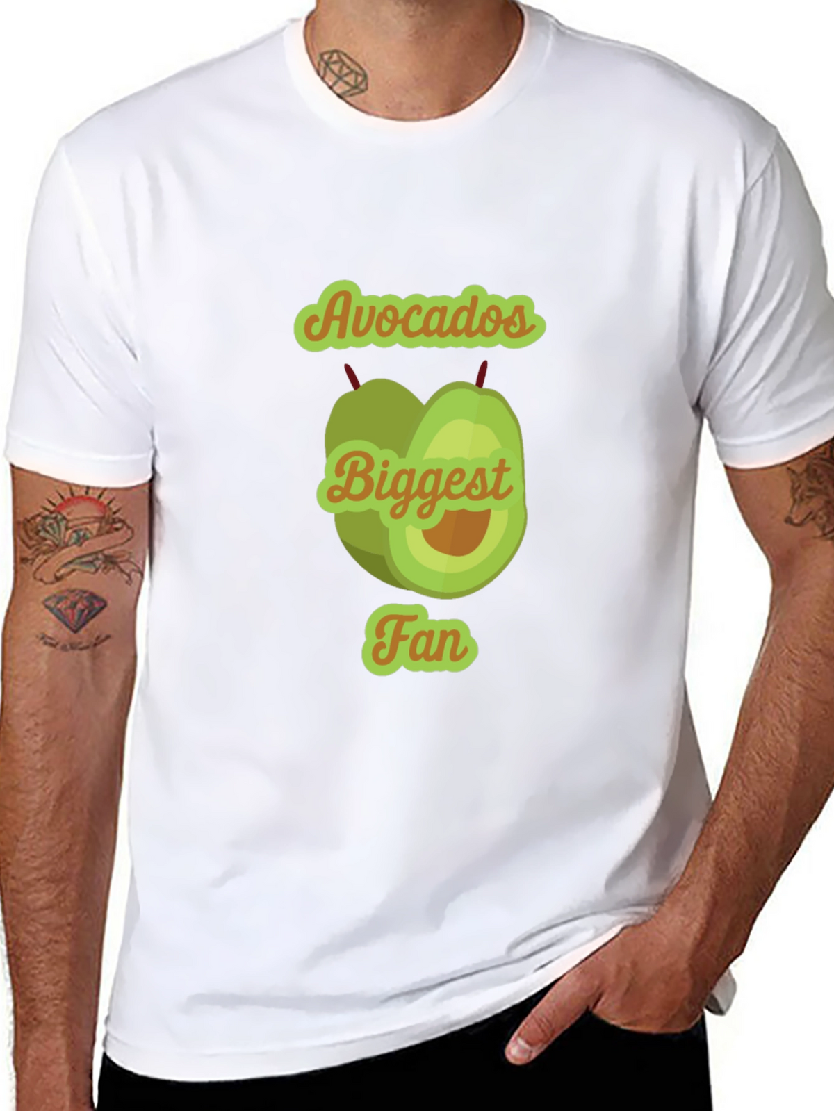 Avocados Biggest Fan T-Shirt - Cute Fruit Tee