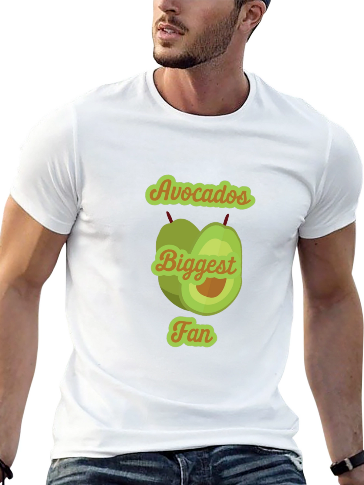Avocados Biggest Fan T-Shirt - Cute Fruit Tee