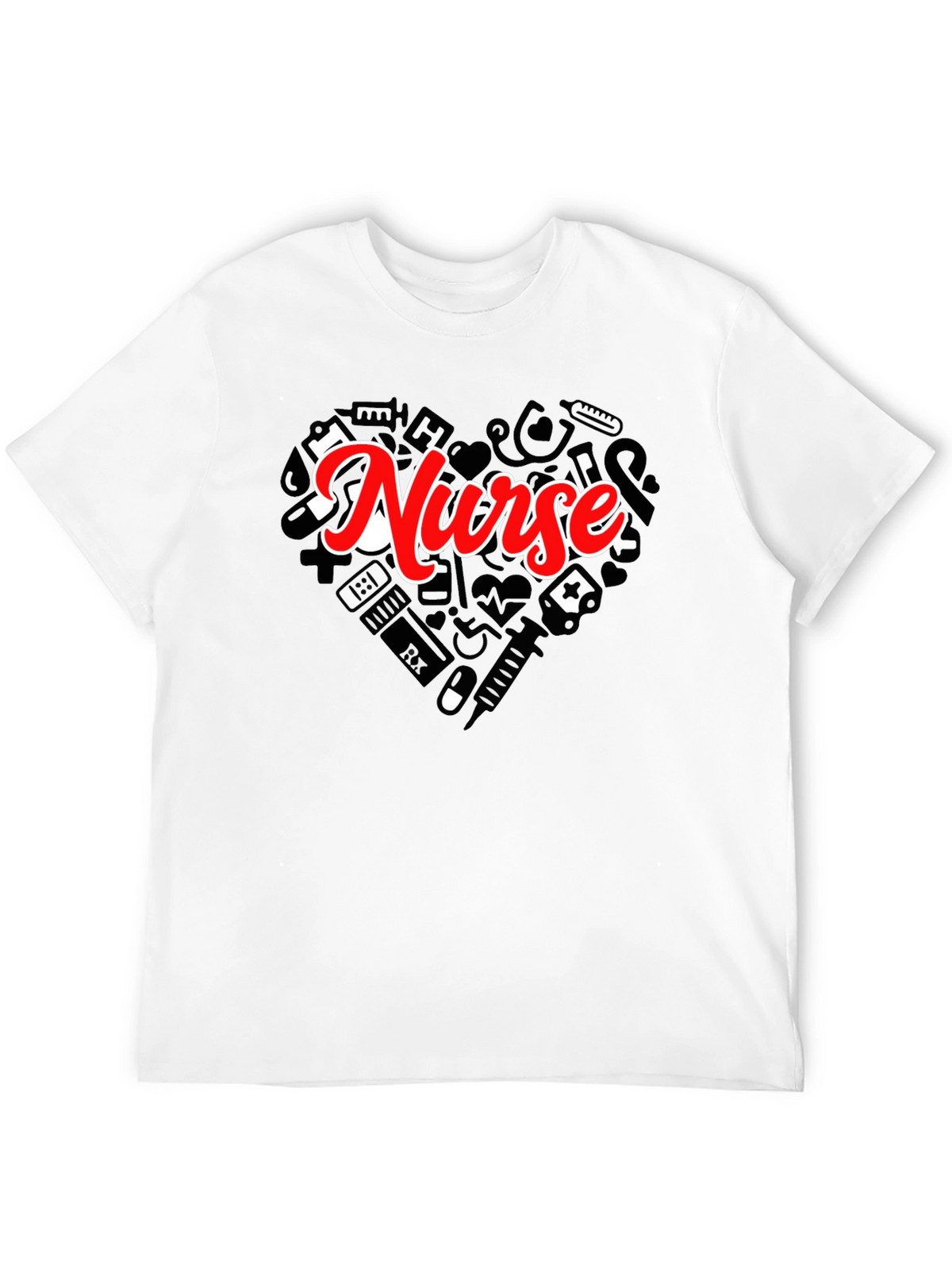 Nurse Heart Graphic Tee - Medical Appreciation