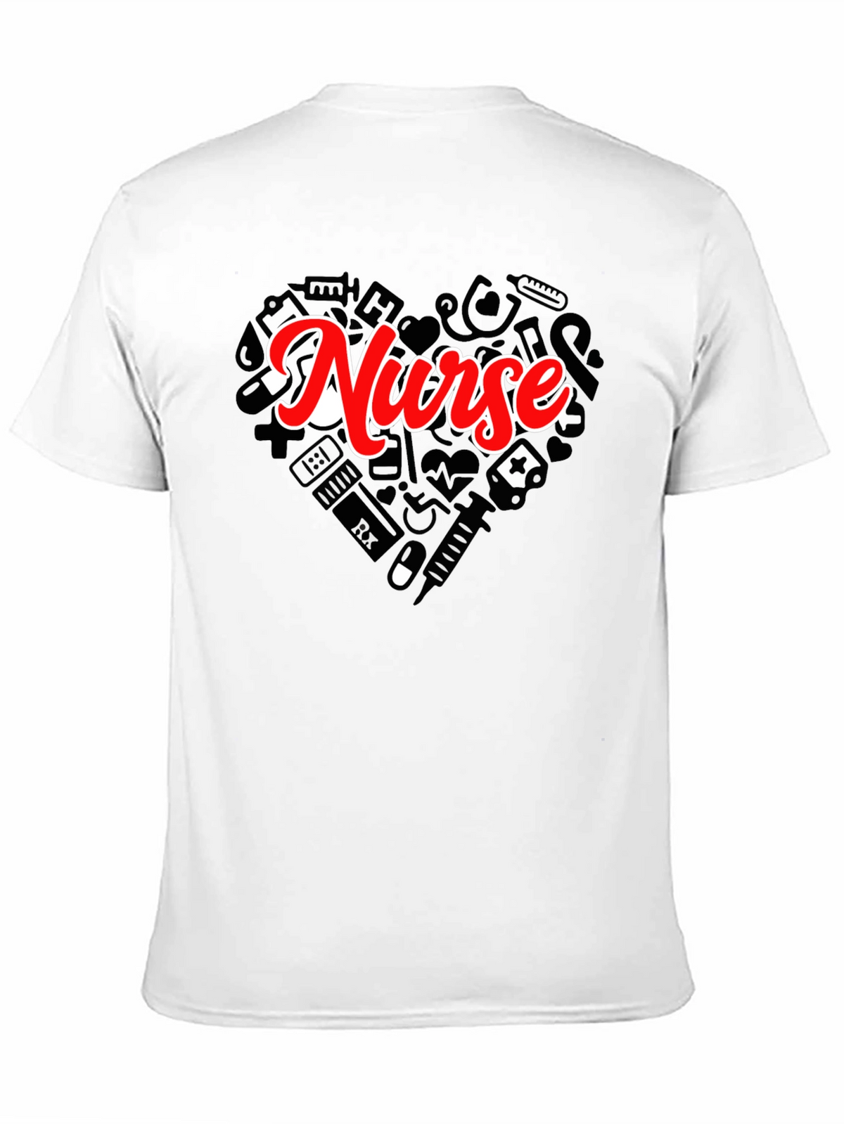 Nurse Heart Graphic Tee - Medical Appreciation