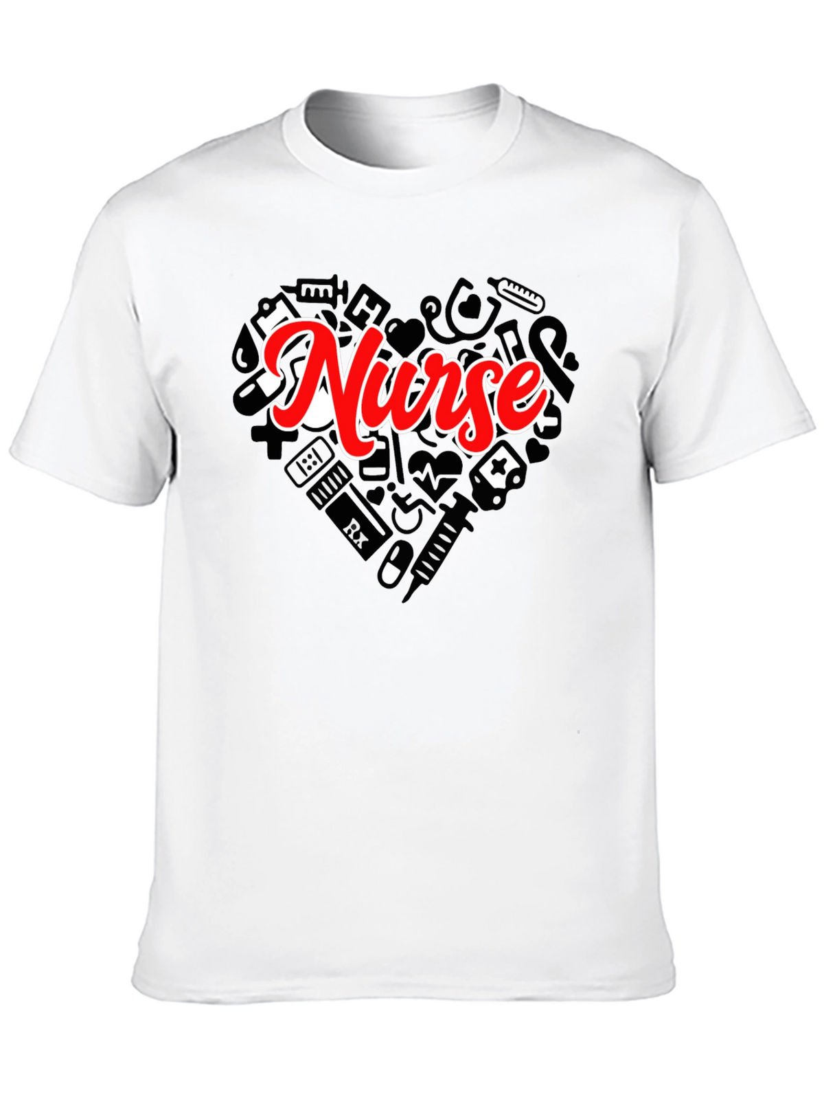 Nurse Heart Graphic Tee - Medical Appreciation