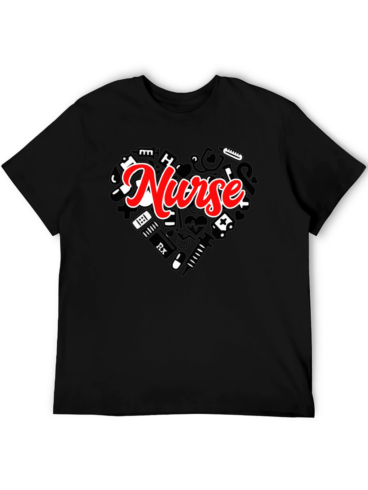 Nurse Heart Graphic Tee - Medical Appreciation