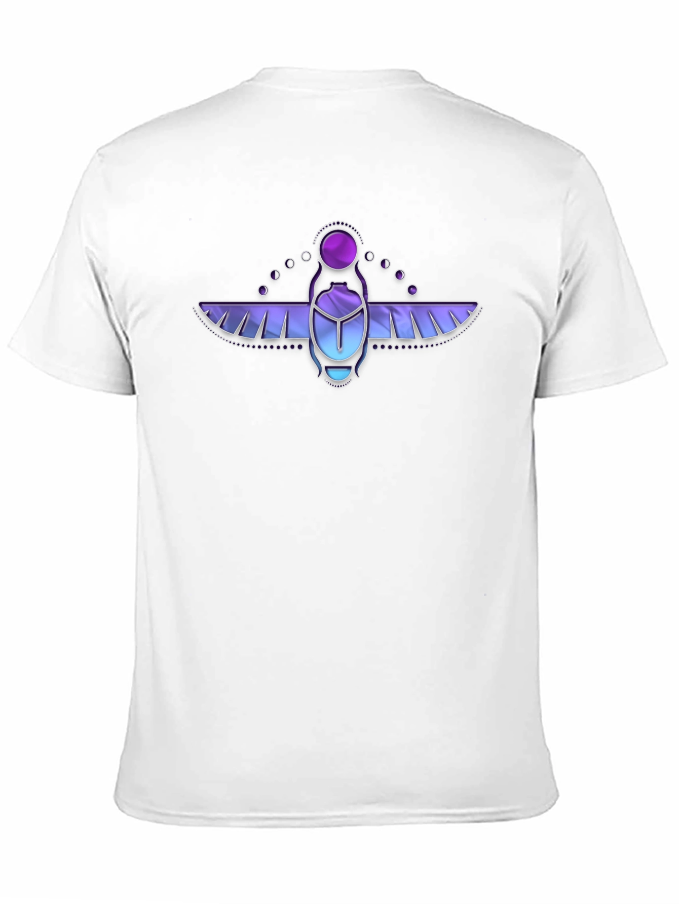 Scarab Beetle Graphic T-Shirt - Black Cotton Tee