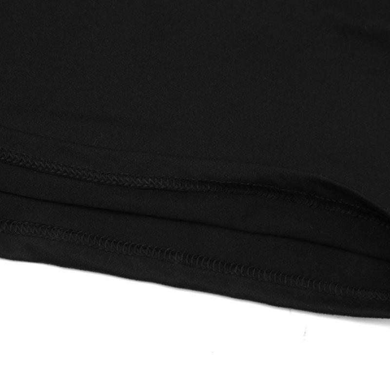 Solid Color Short Sleeve Round Collar Bodycon Dress