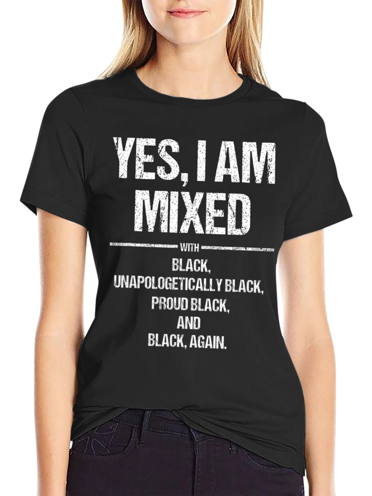 Mixed Black Pride Graphic Tee
