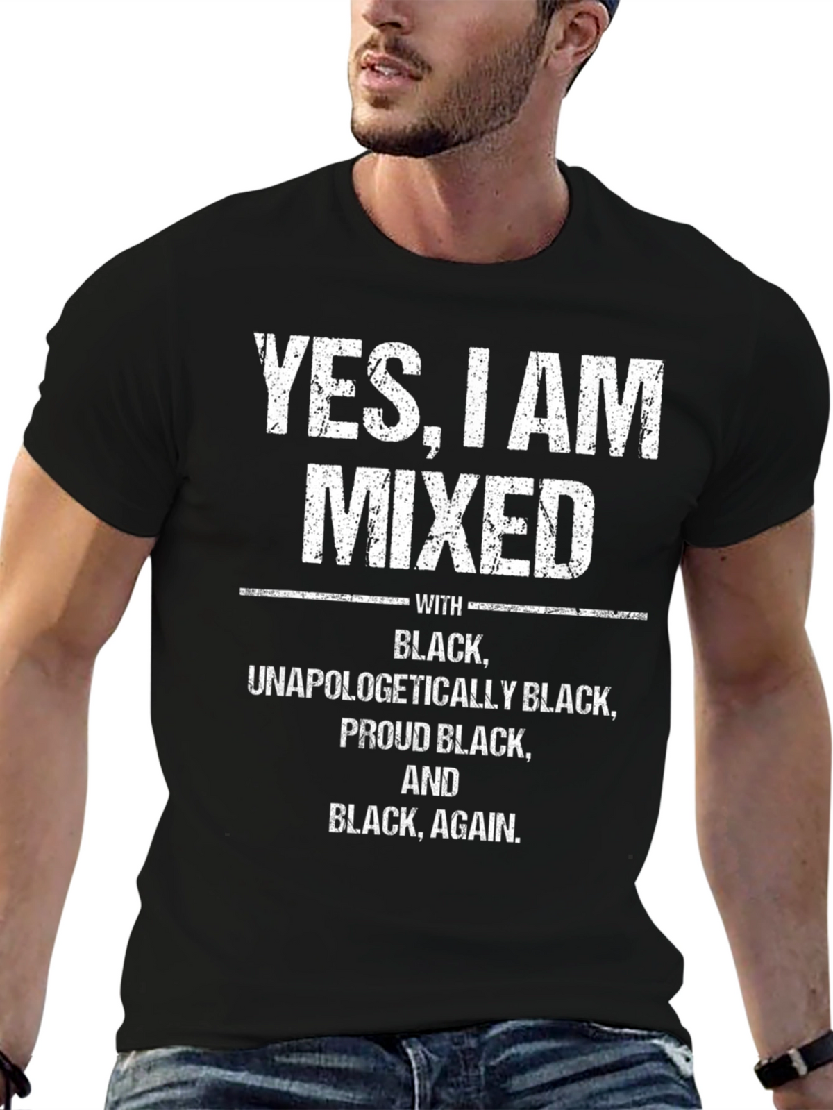 Mixed Black Pride Graphic Tee