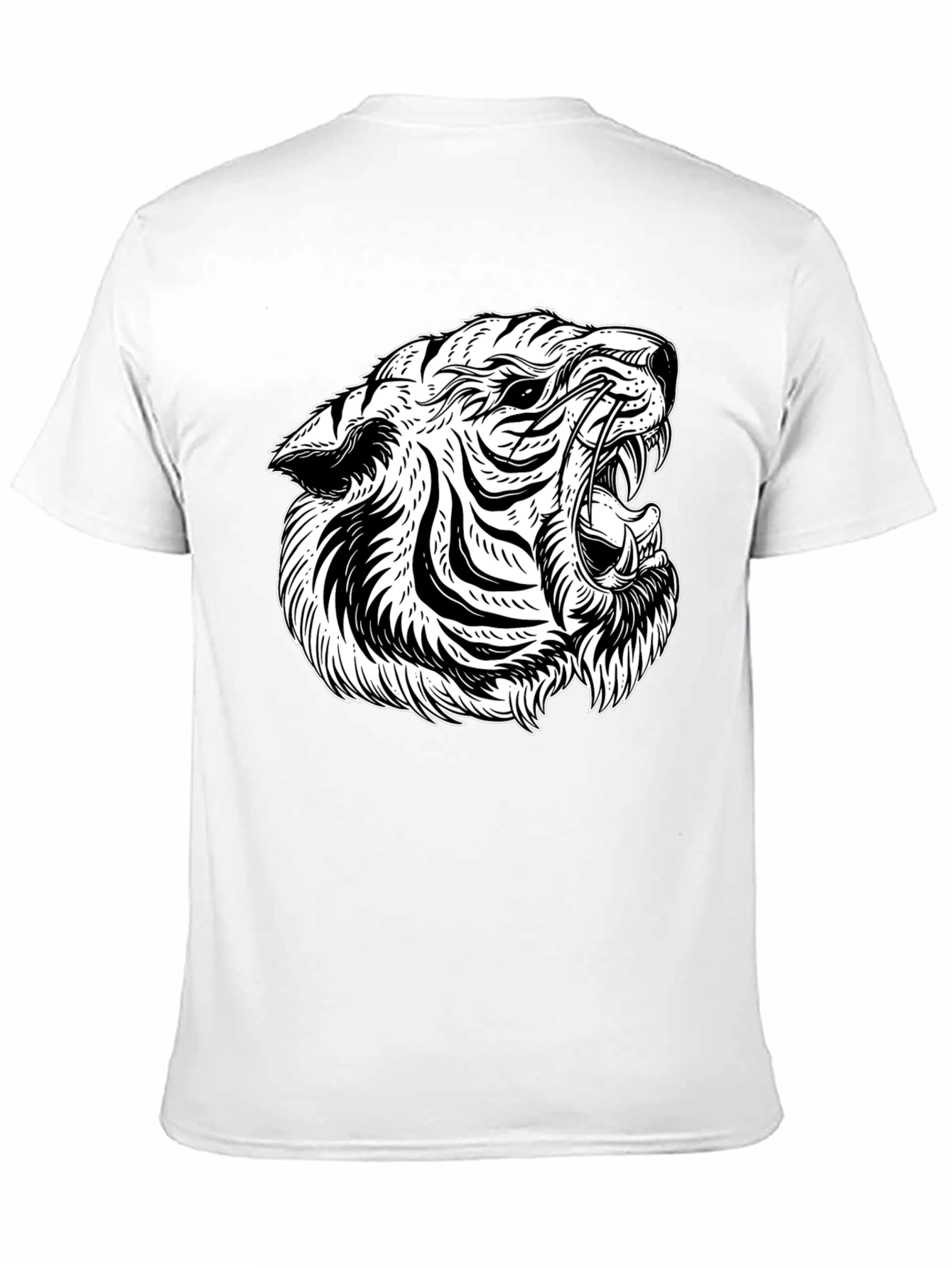 Black Tiger Graphic Tee - Bold & Stylish