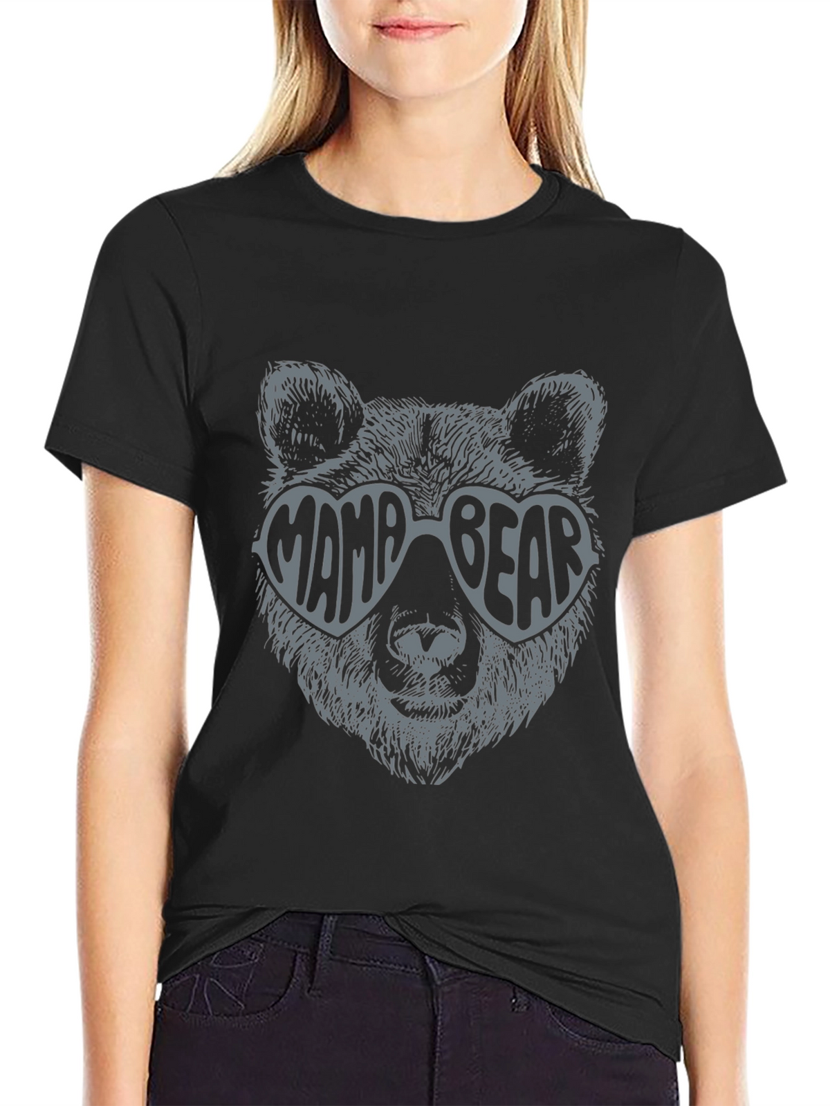 Mama Bear Graphic T-Shirt - Trendy Mothers Day Tee