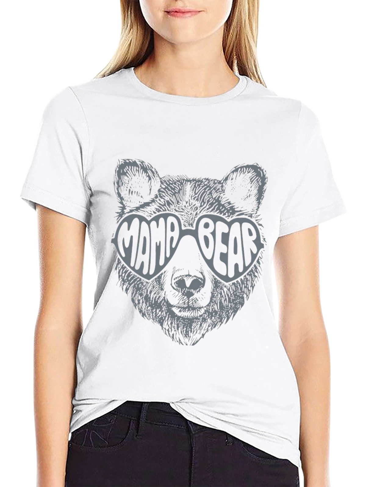 Mama Bear Graphic T-Shirt - Trendy Mothers Day Tee