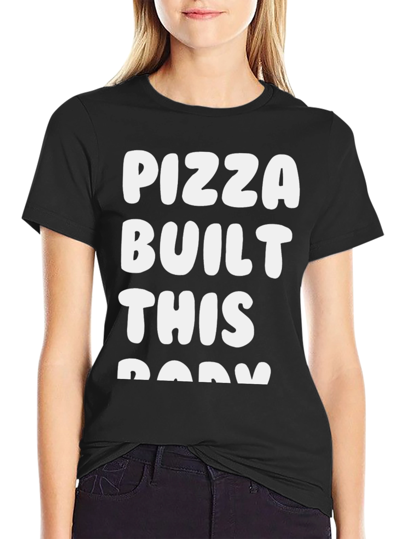 Pizza Built This Body Graphic Tee