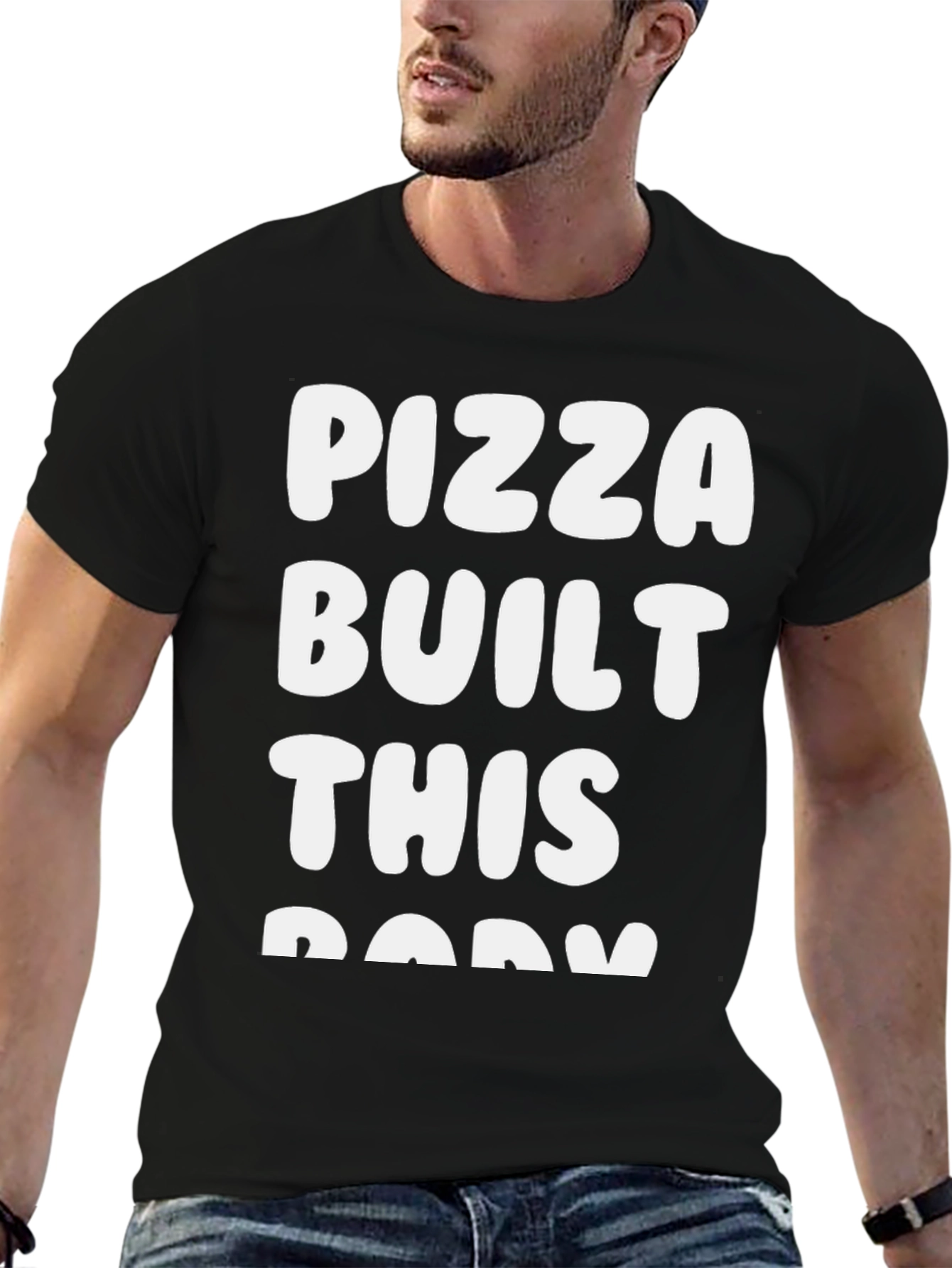 Pizza Built This Body Graphic Tee