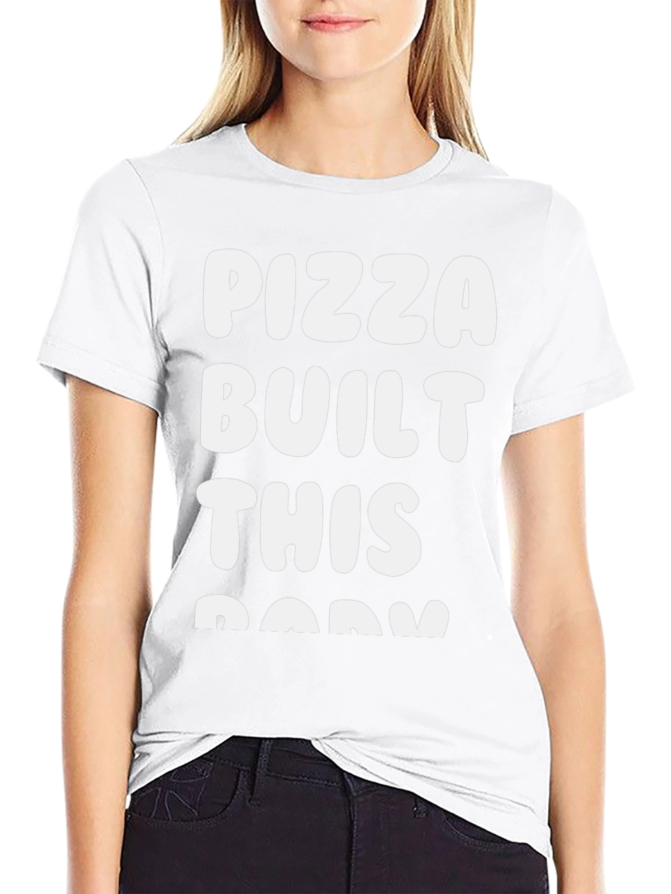 Pizza Built This Body Graphic Tee