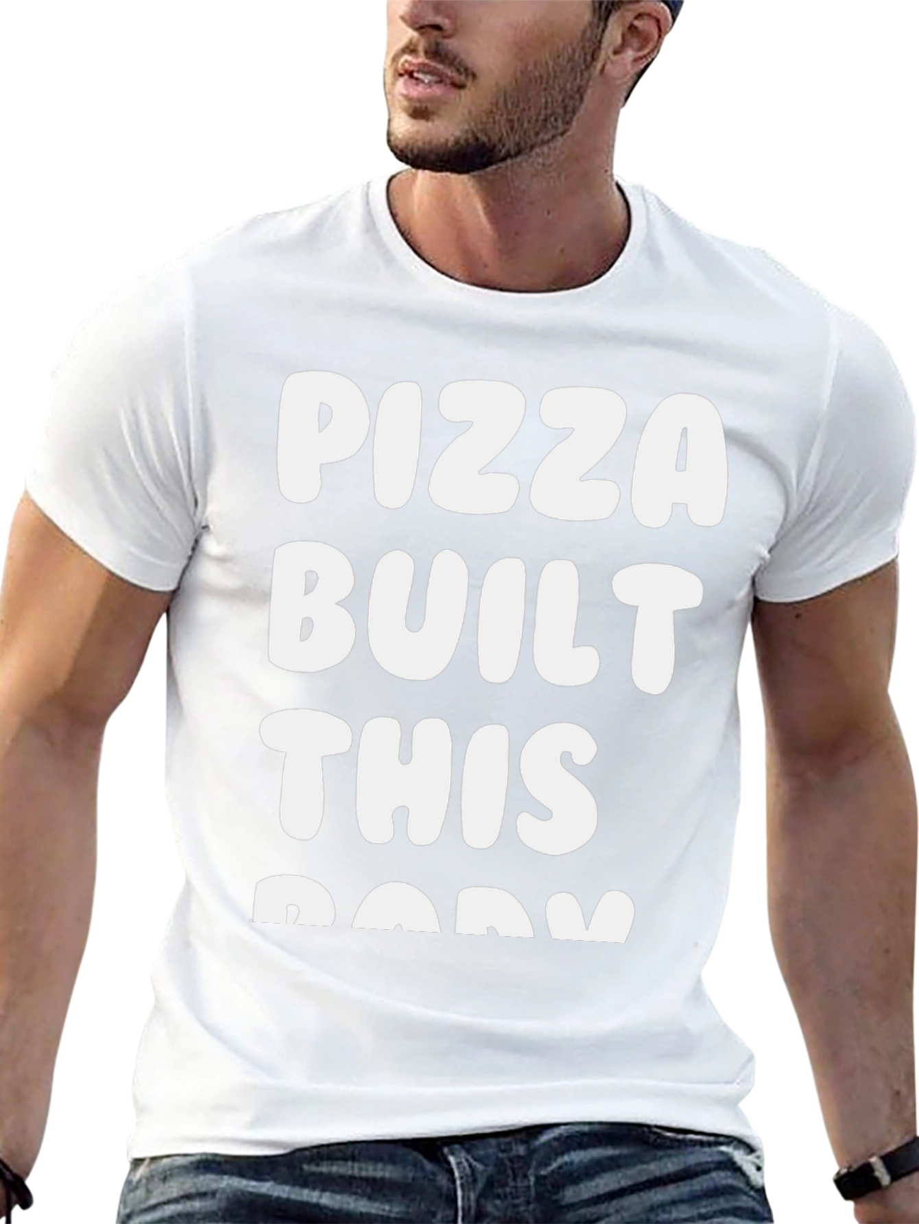 Pizza Built This Body Graphic Tee