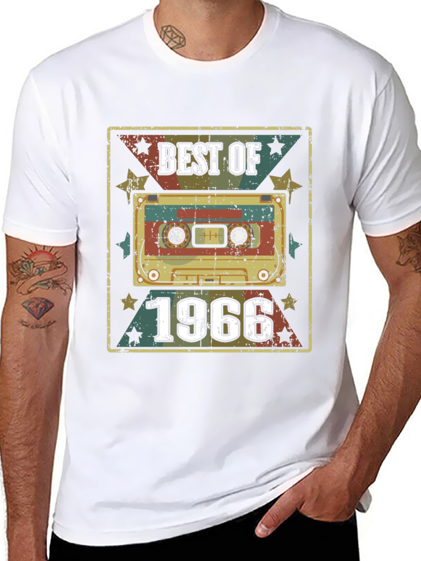 Best of 1966 Cassette Tape Graphic T-Shirt