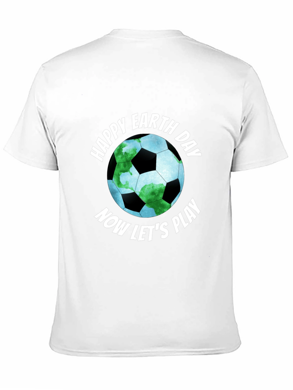 Happy Earth Day Soccer Ball Graphic Tee