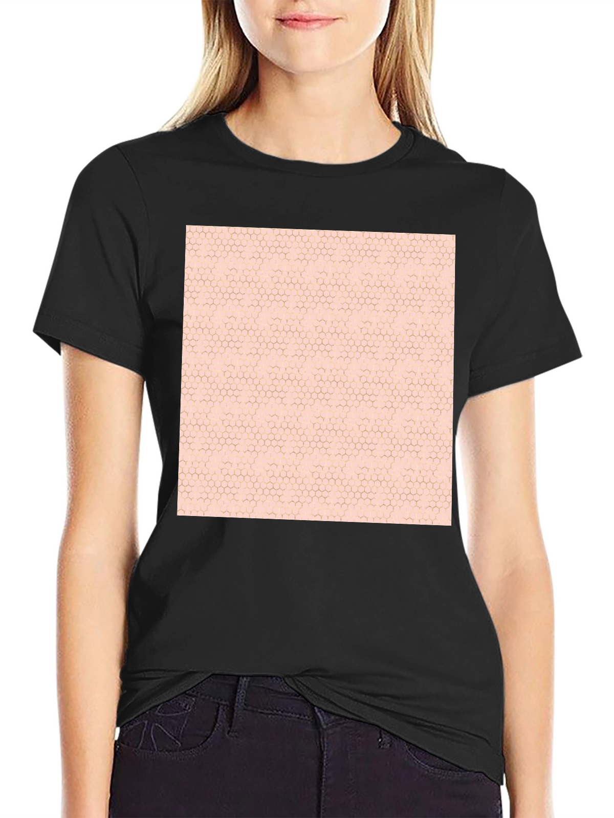 Geometric Pattern Tee - Modern Casual Style