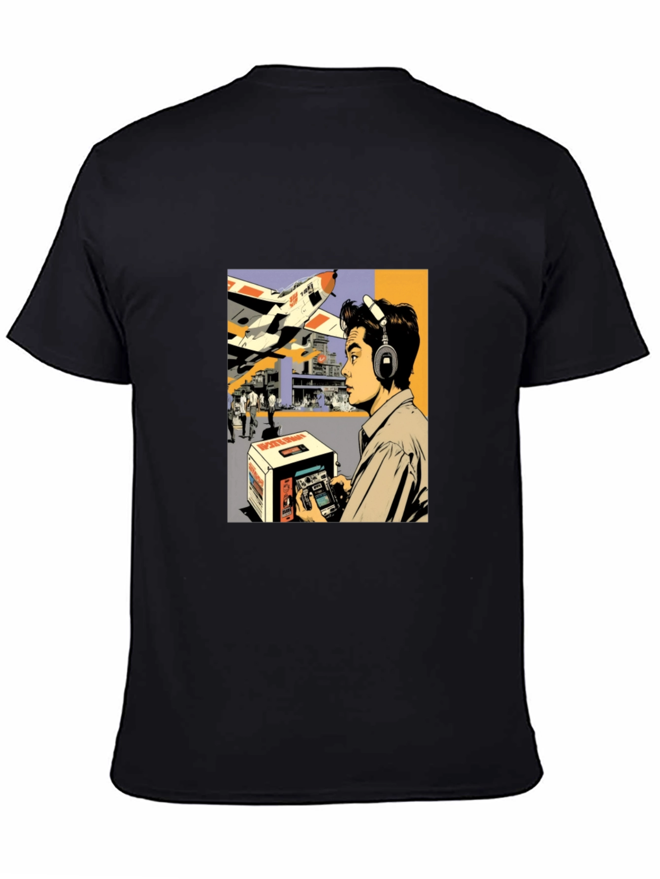 Retro Aviation T-Shirt - Radio Control Plane Design