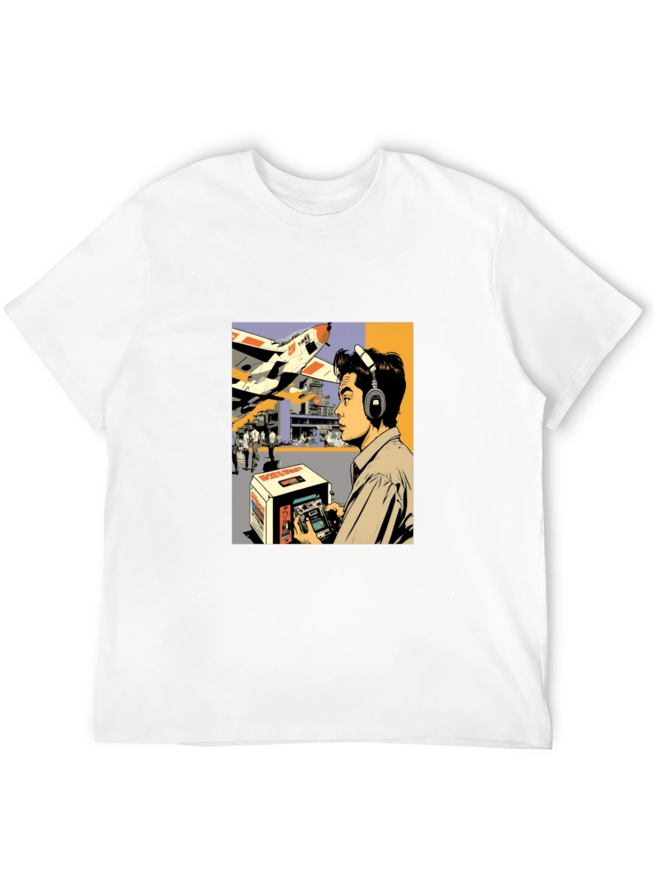Retro Aviation T-Shirt - Radio Control Plane Design