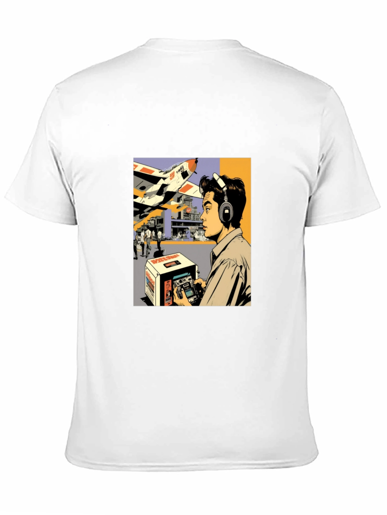 Retro Aviation T-Shirt - Radio Control Plane Design