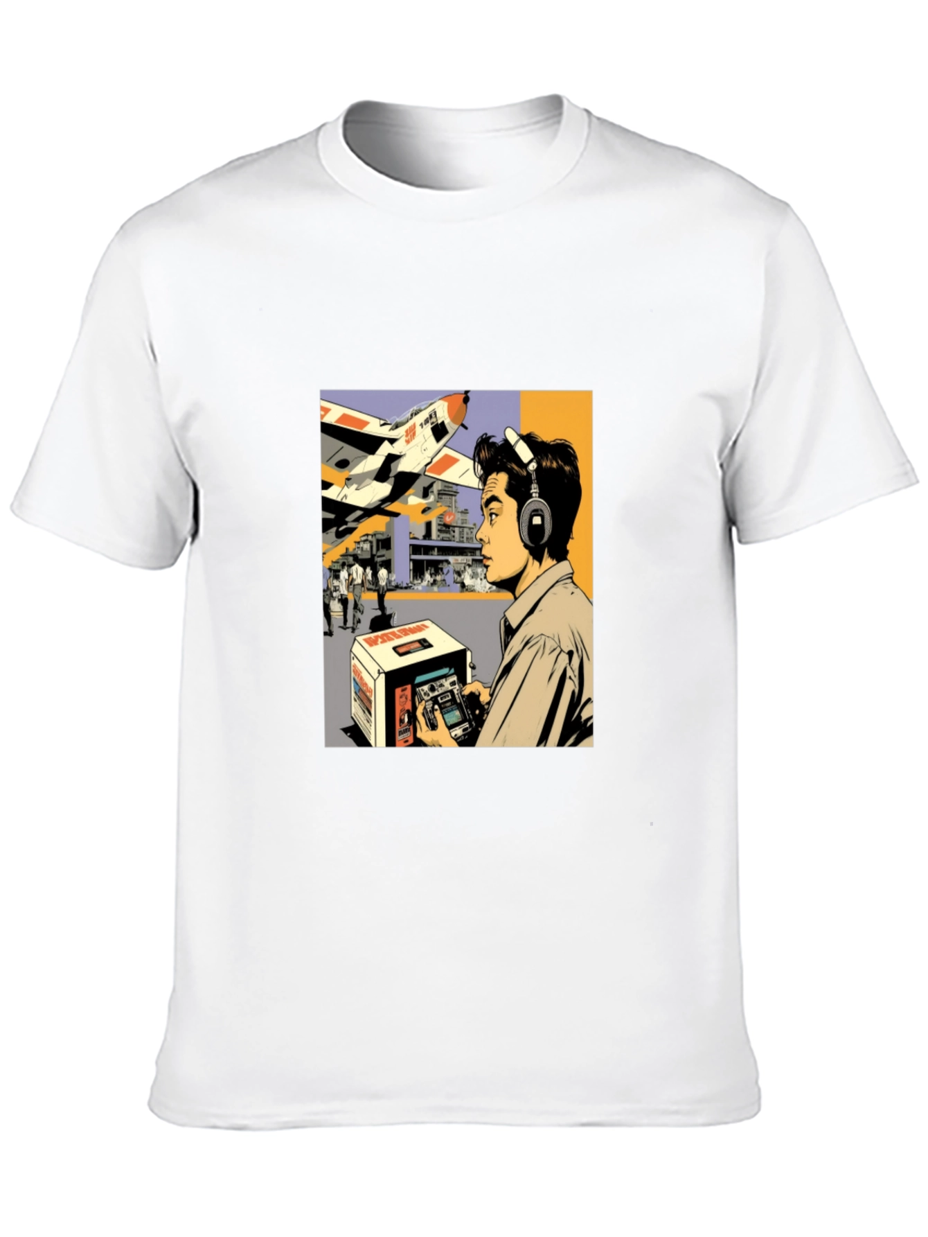 Retro Aviation T-Shirt - Radio Control Plane Design