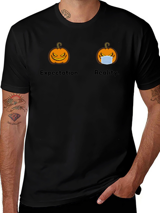 Halloween Expectation vs. Reality Graphic Tee