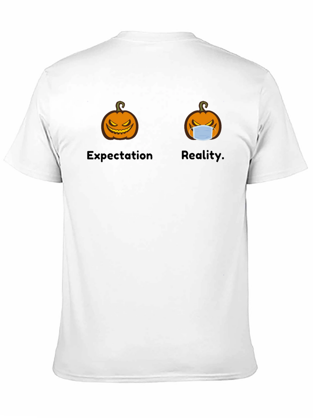 Halloween Expectation vs. Reality Graphic Tee