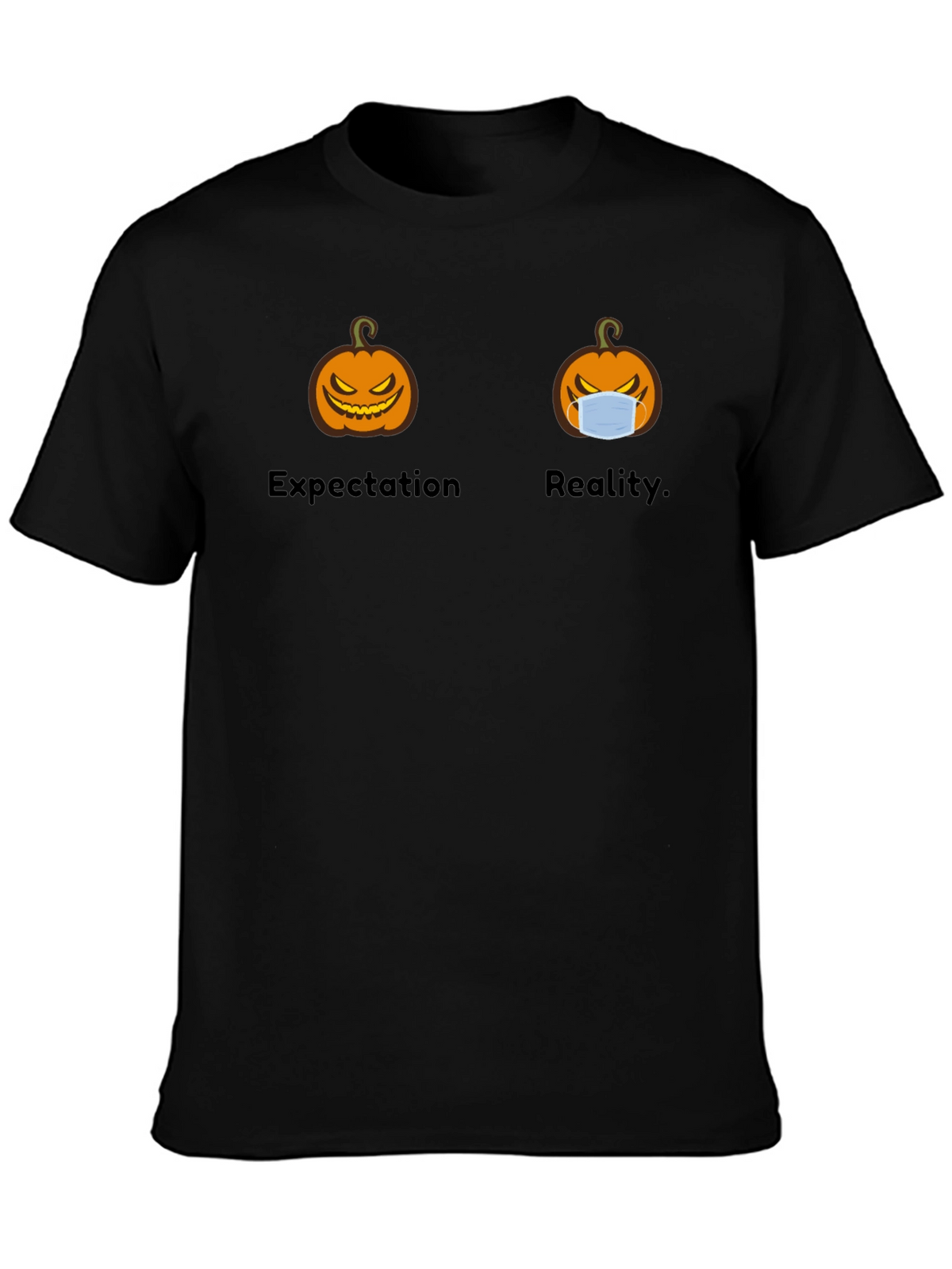 Halloween Expectation vs. Reality Graphic Tee