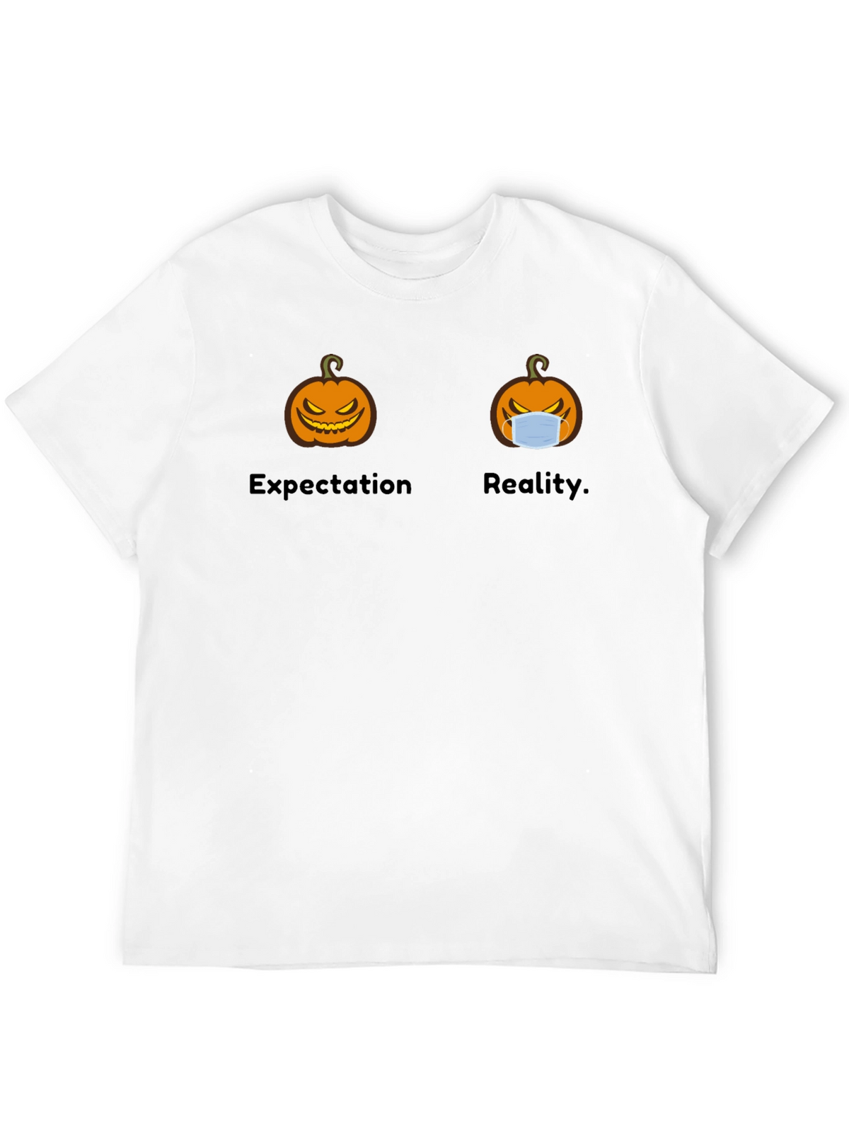 Halloween Expectation vs. Reality Graphic Tee