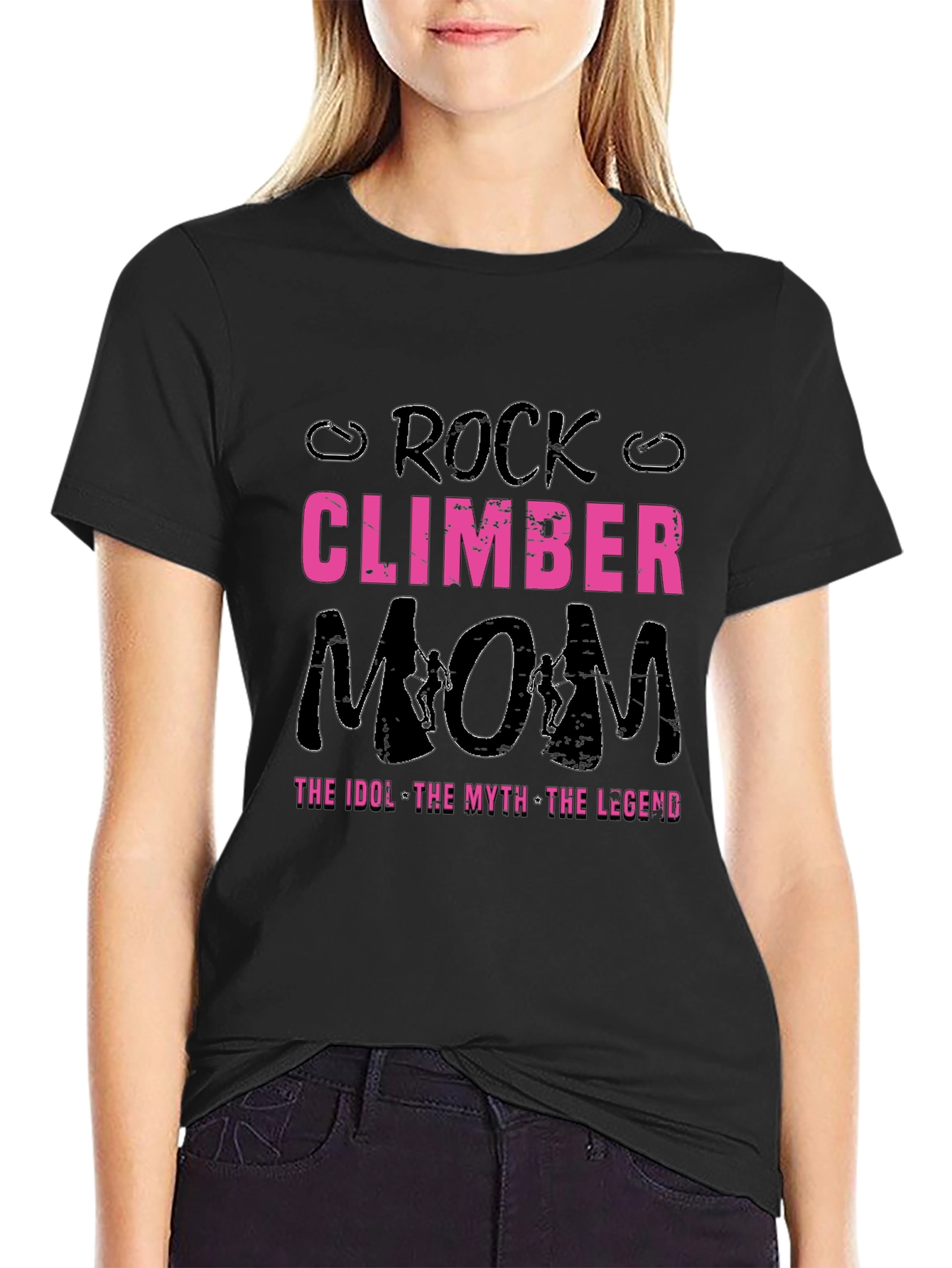 Rock Climber Mom Graphic Tee