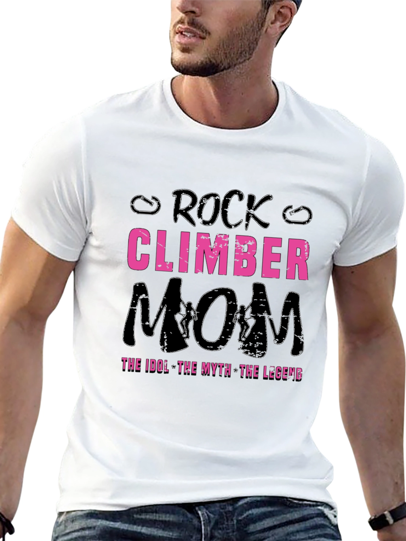 Rock Climber Mom Graphic Tee