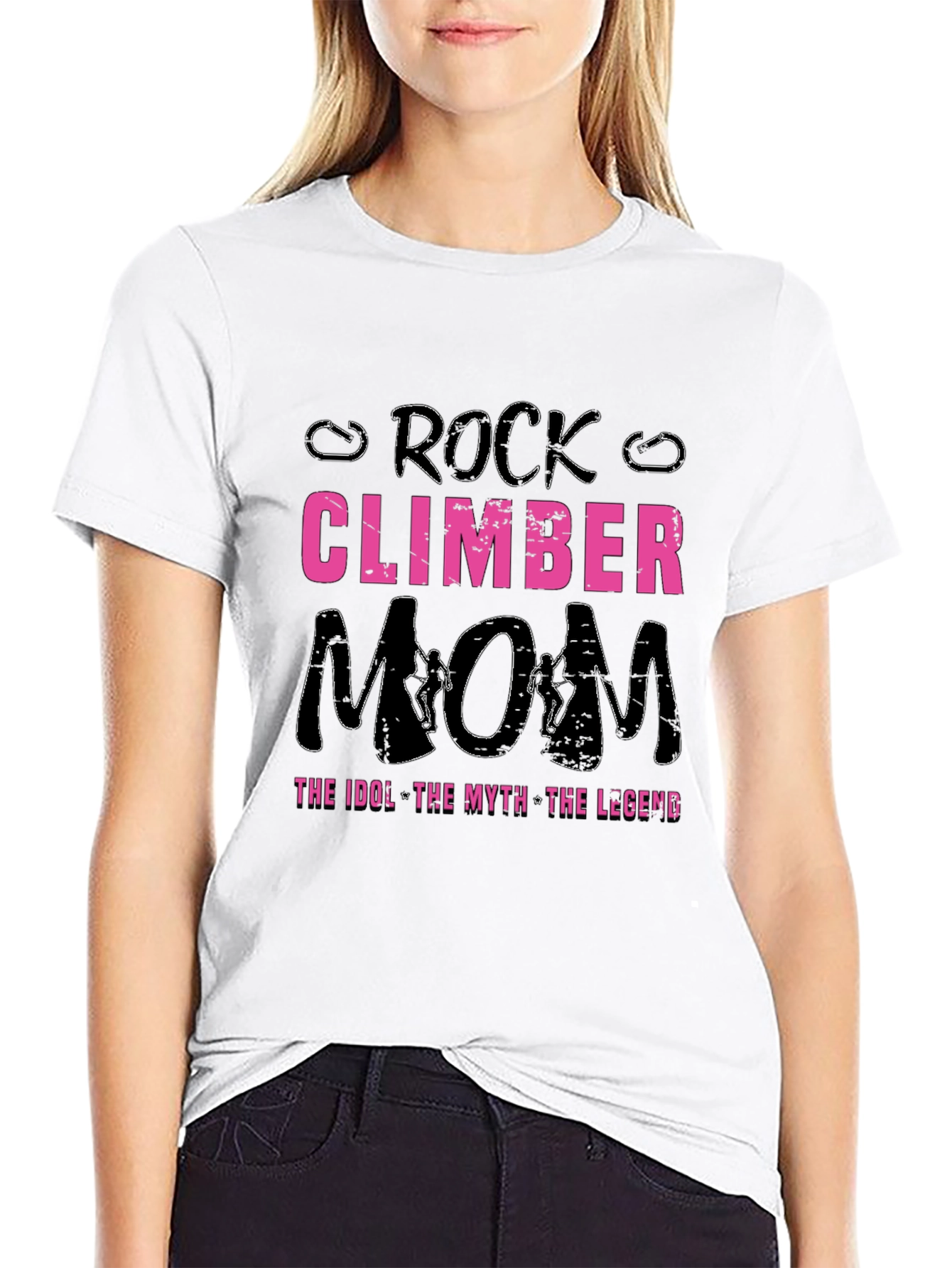 Rock Climber Mom Graphic Tee