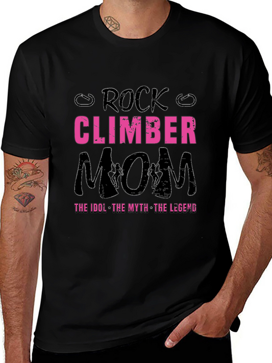 Rock Climber Mom Graphic Tee