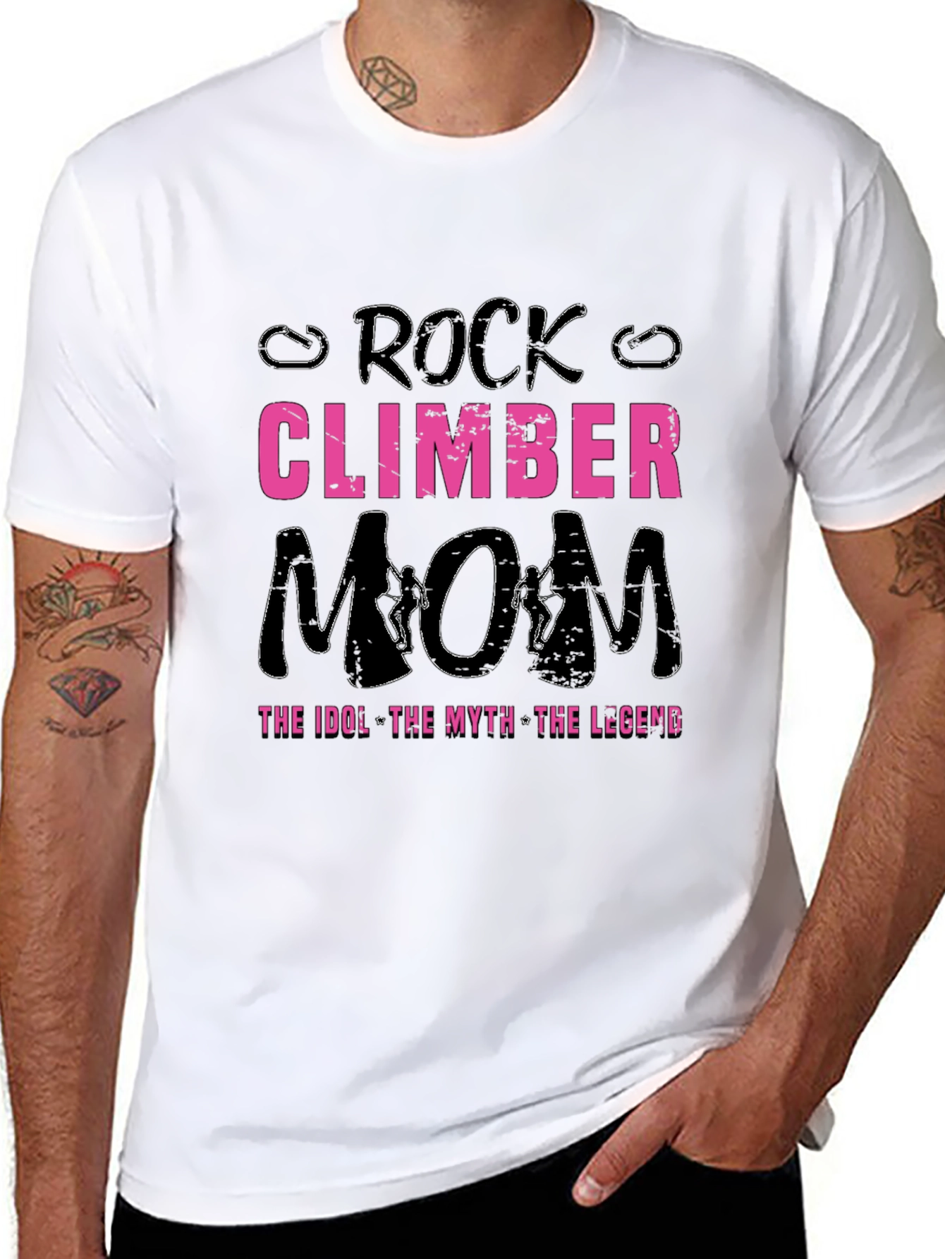 Rock Climber Mom Graphic Tee