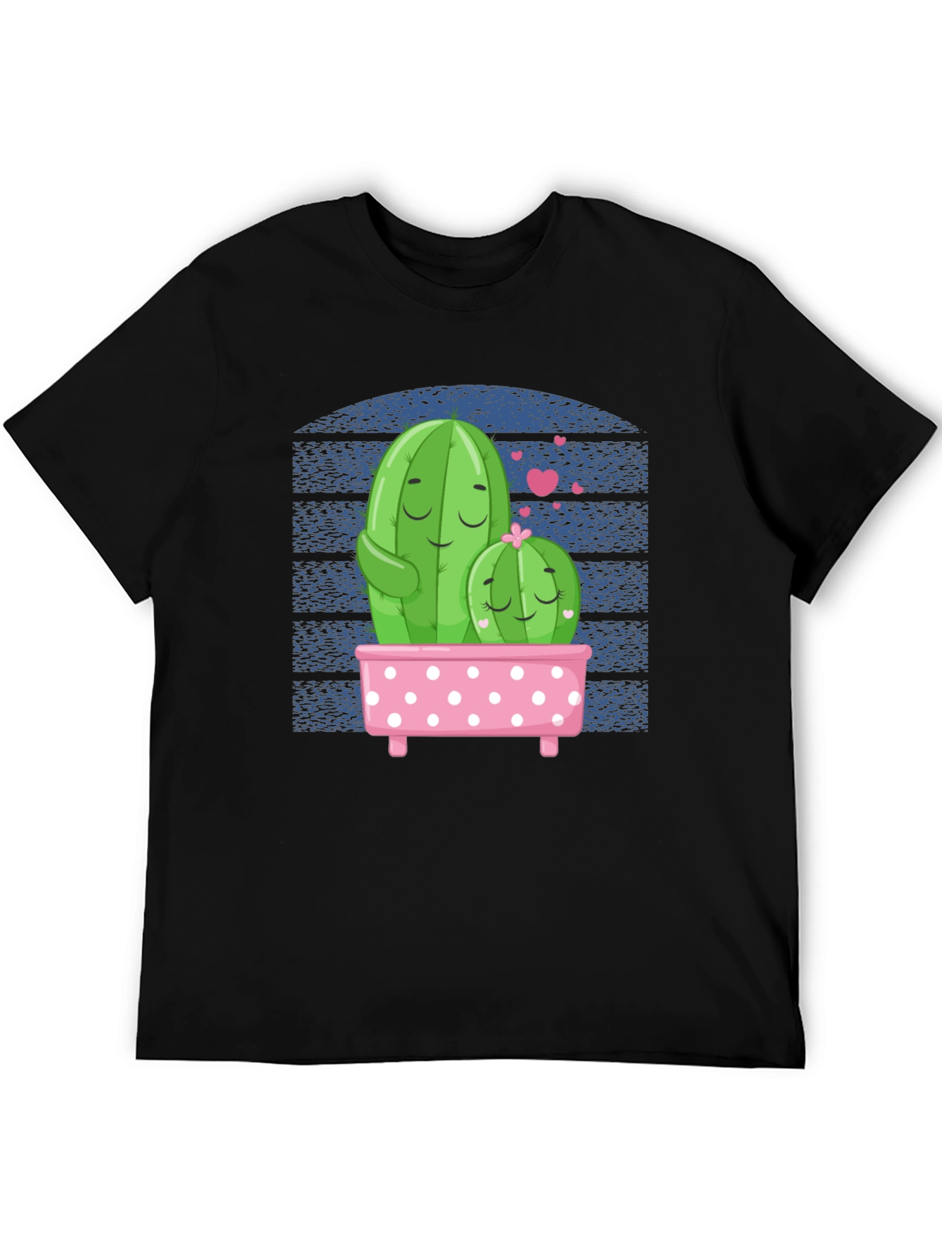 Cactus Love Graphic Tee - Black