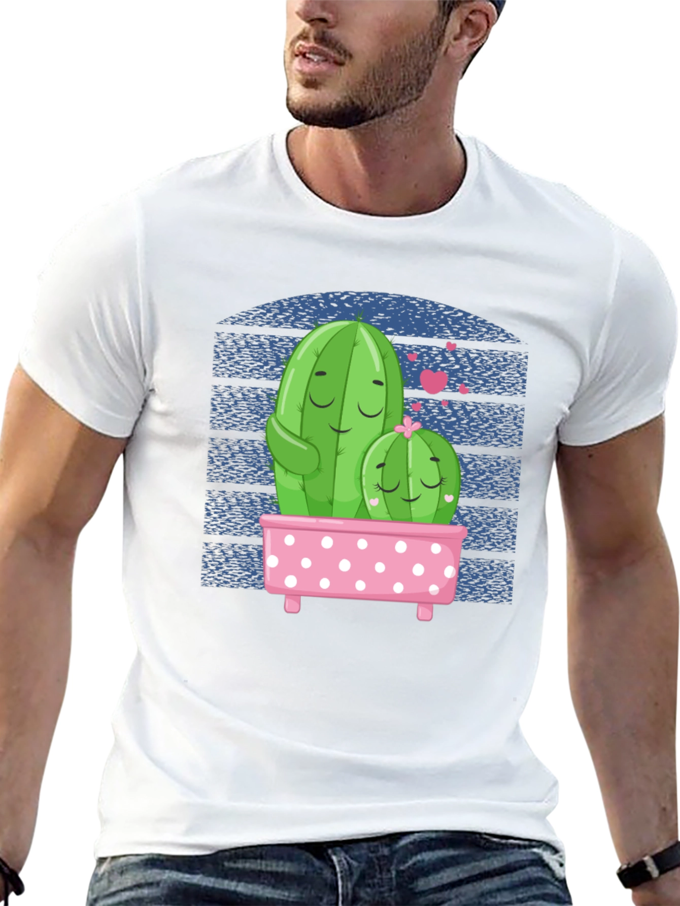 Cactus Love Graphic Tee - Black