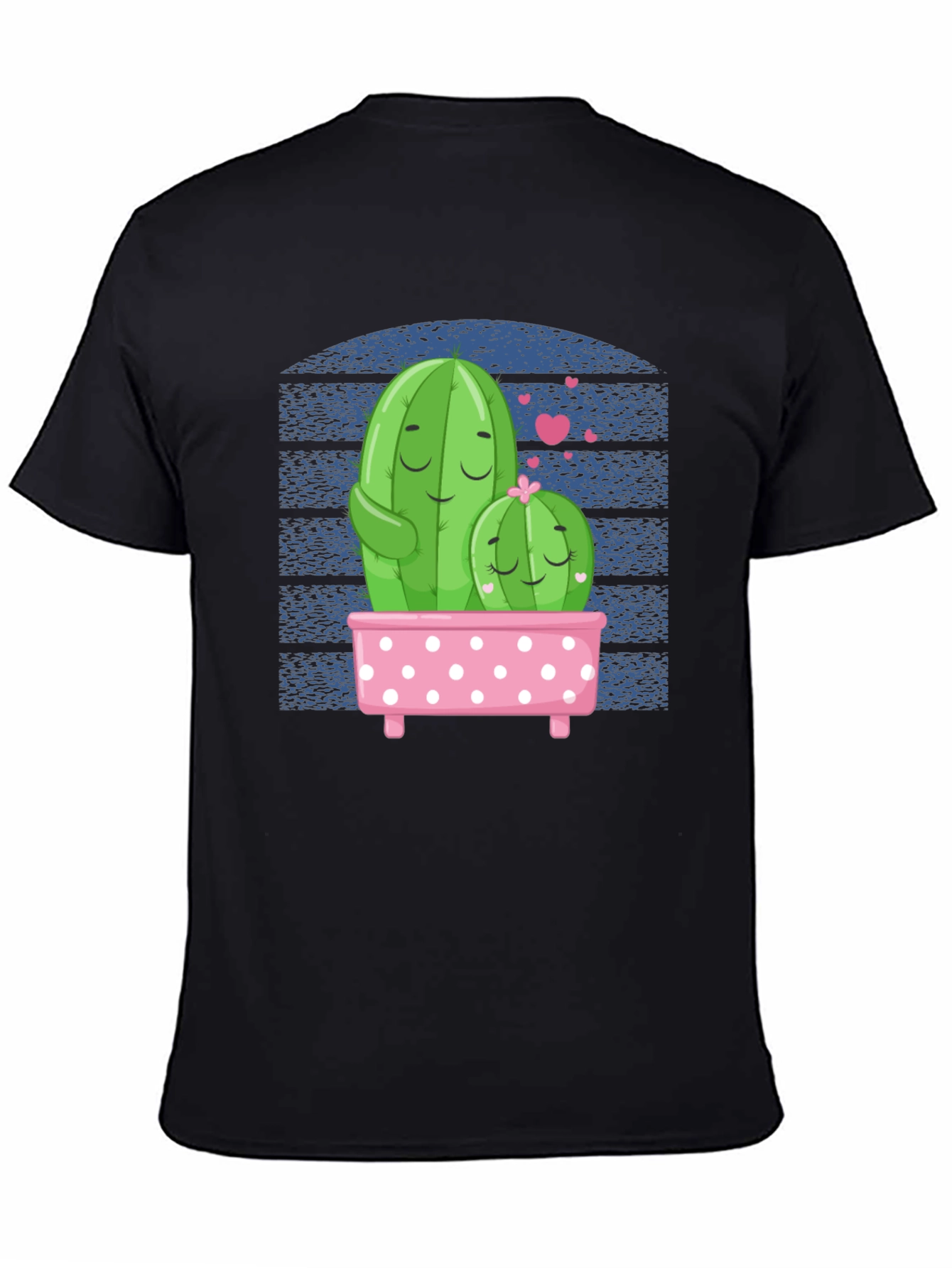 Cactus Love Graphic Tee - Black