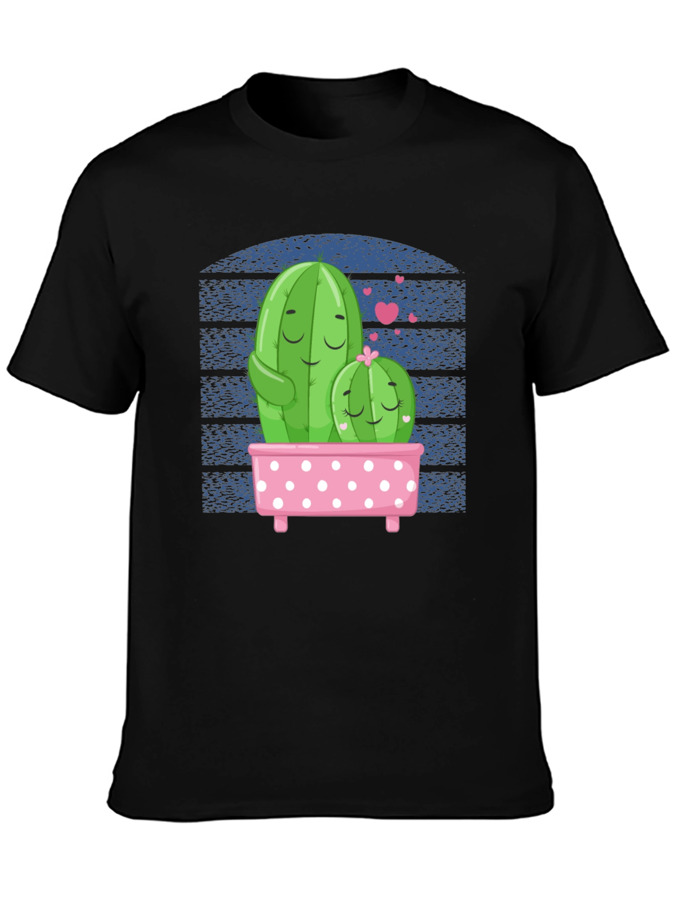 Cactus Love Graphic Tee - Black