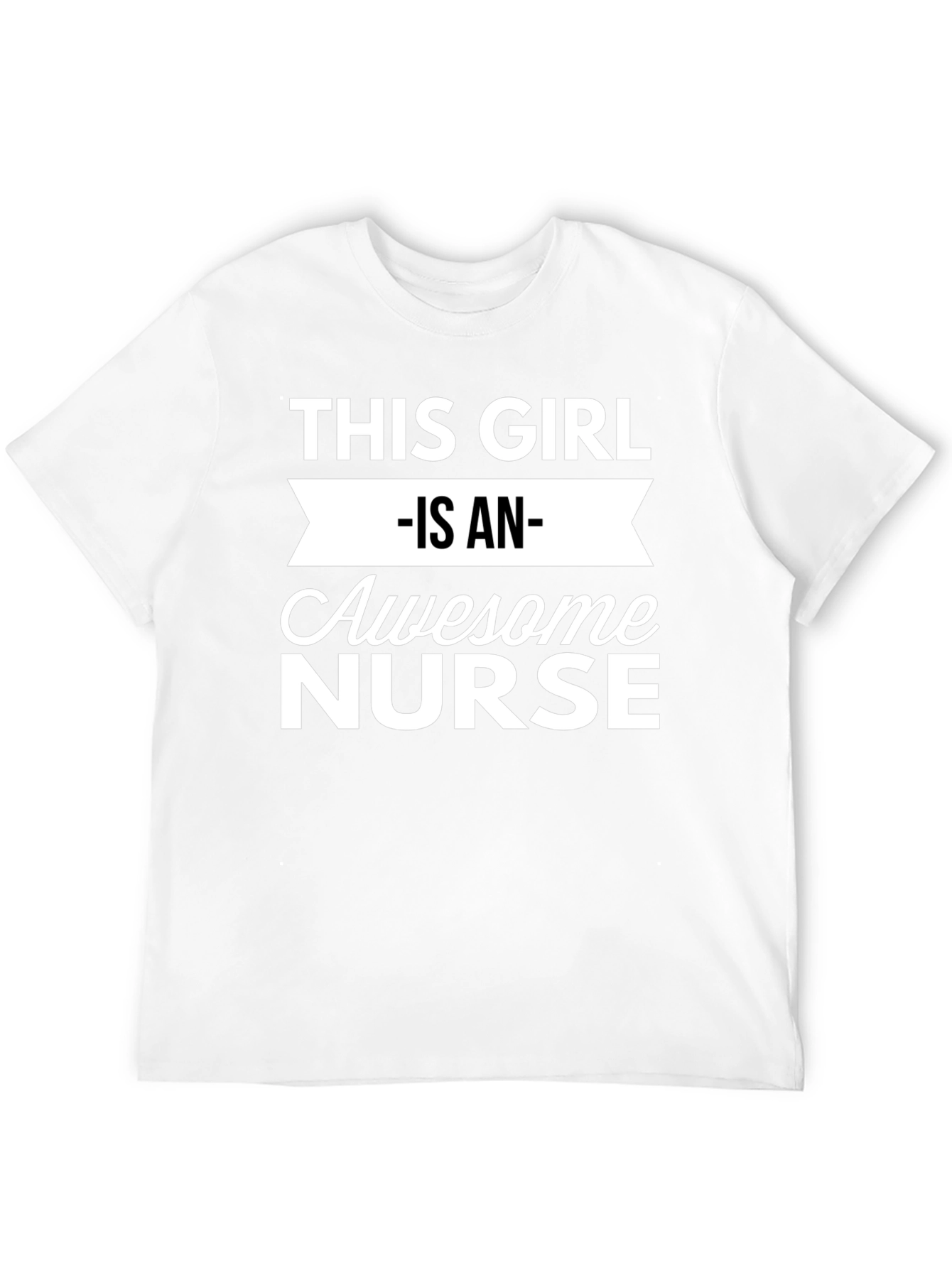 Awesome Nurse T-Shirt - Black Cotton Tee