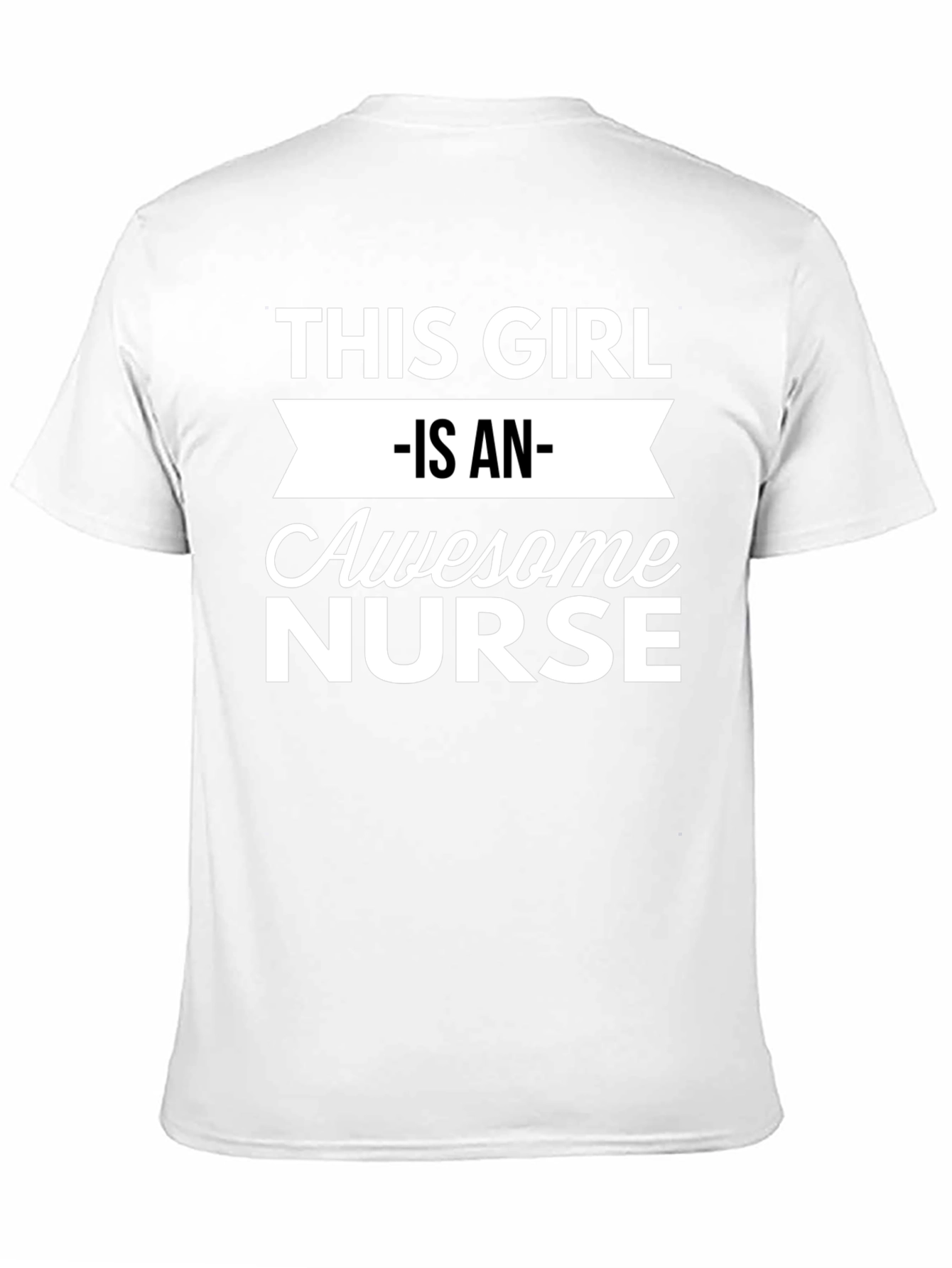 Awesome Nurse T-Shirt - Black Cotton Tee