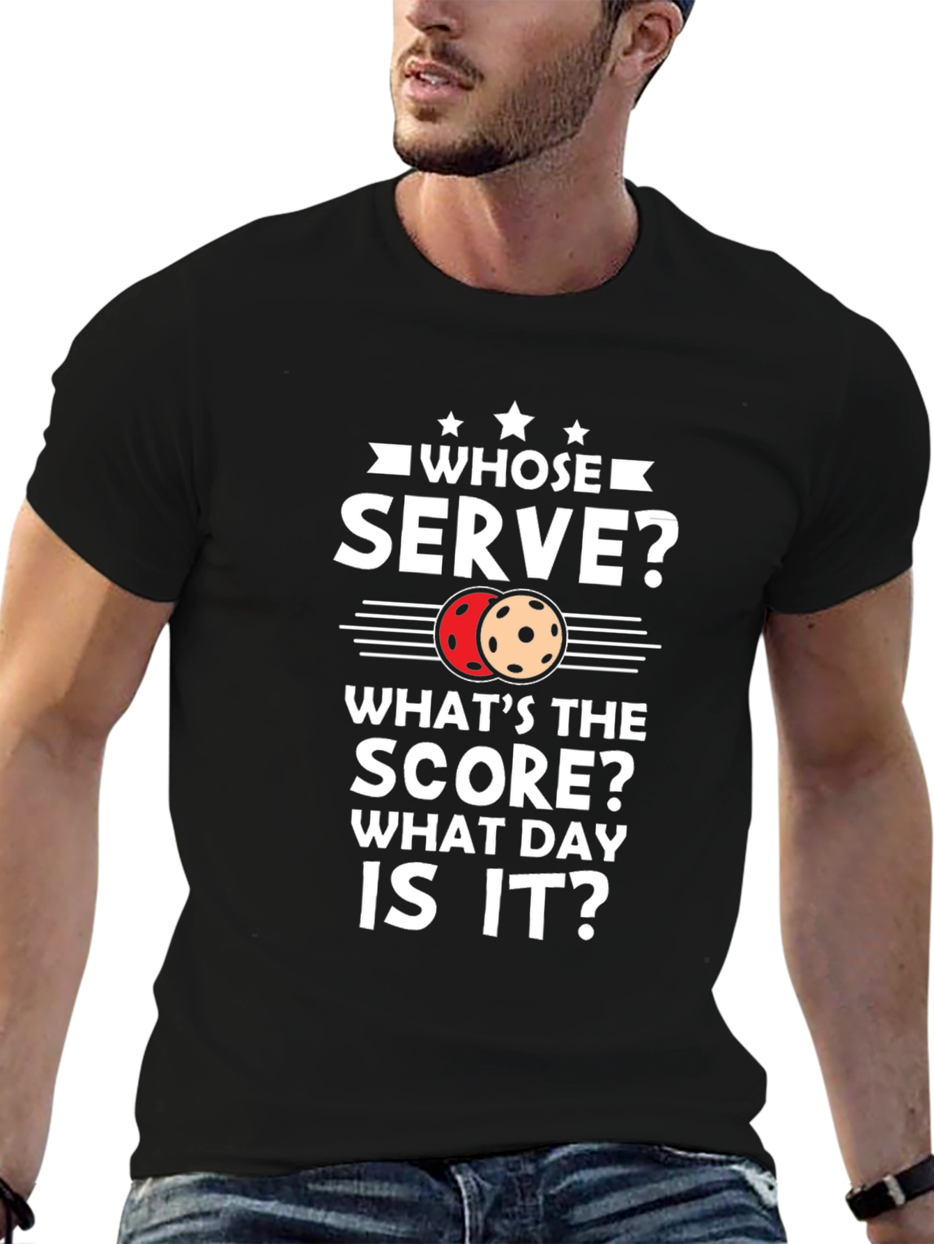 Whose Serve? Pickleball Graphic Tee