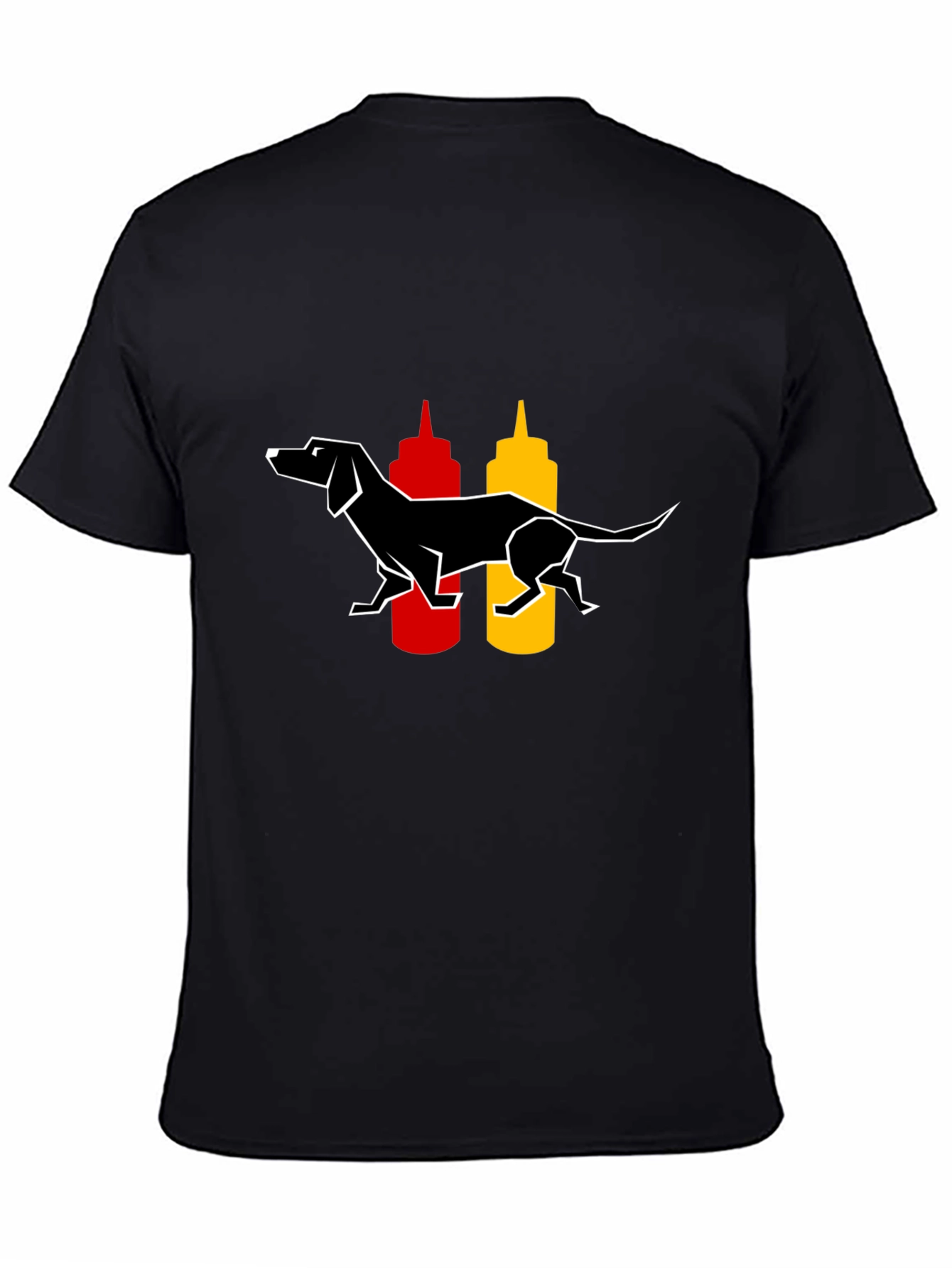 Dachshund Hot Dog Lover T-Shirt - Black