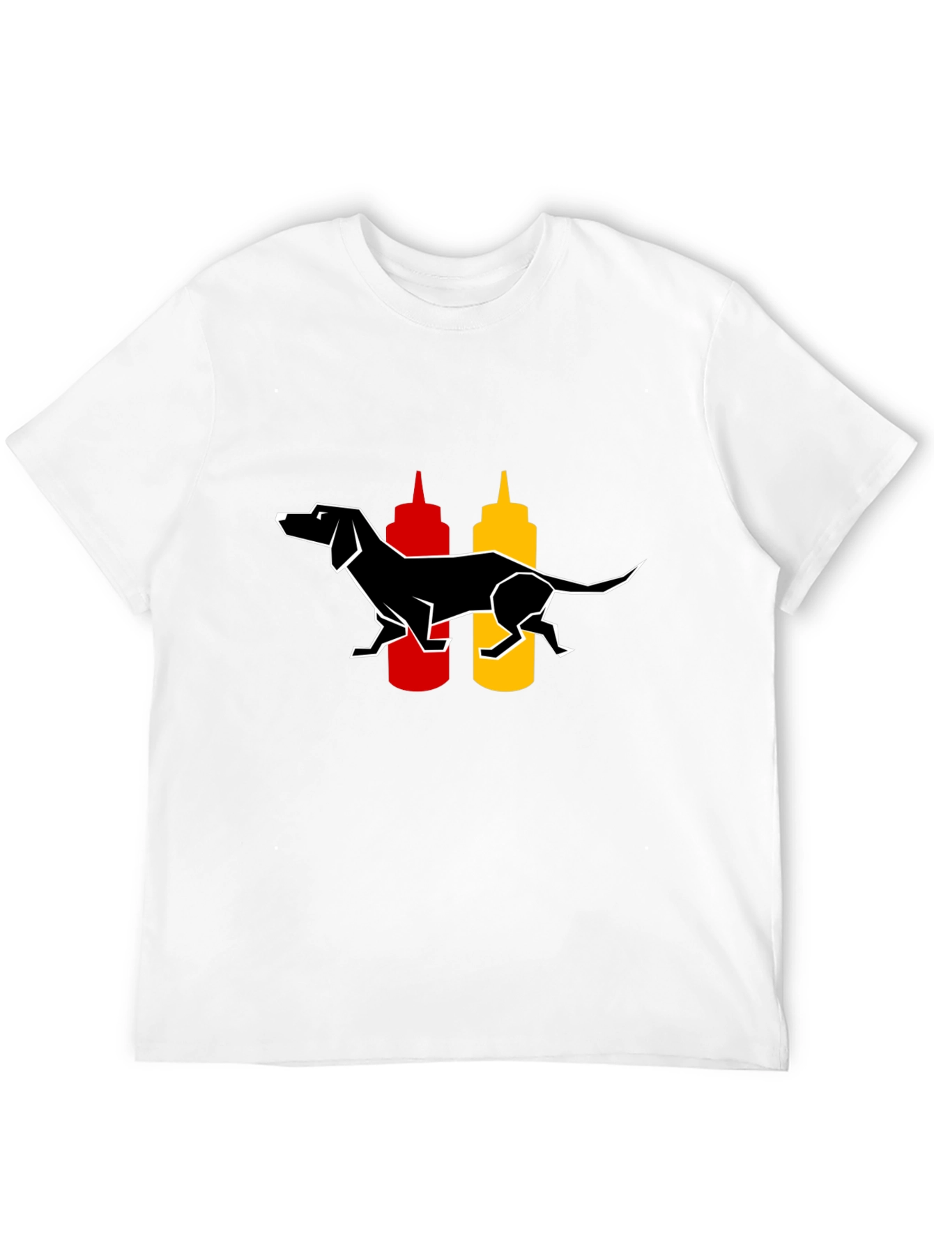 Dachshund Hot Dog Lover T-Shirt - Black