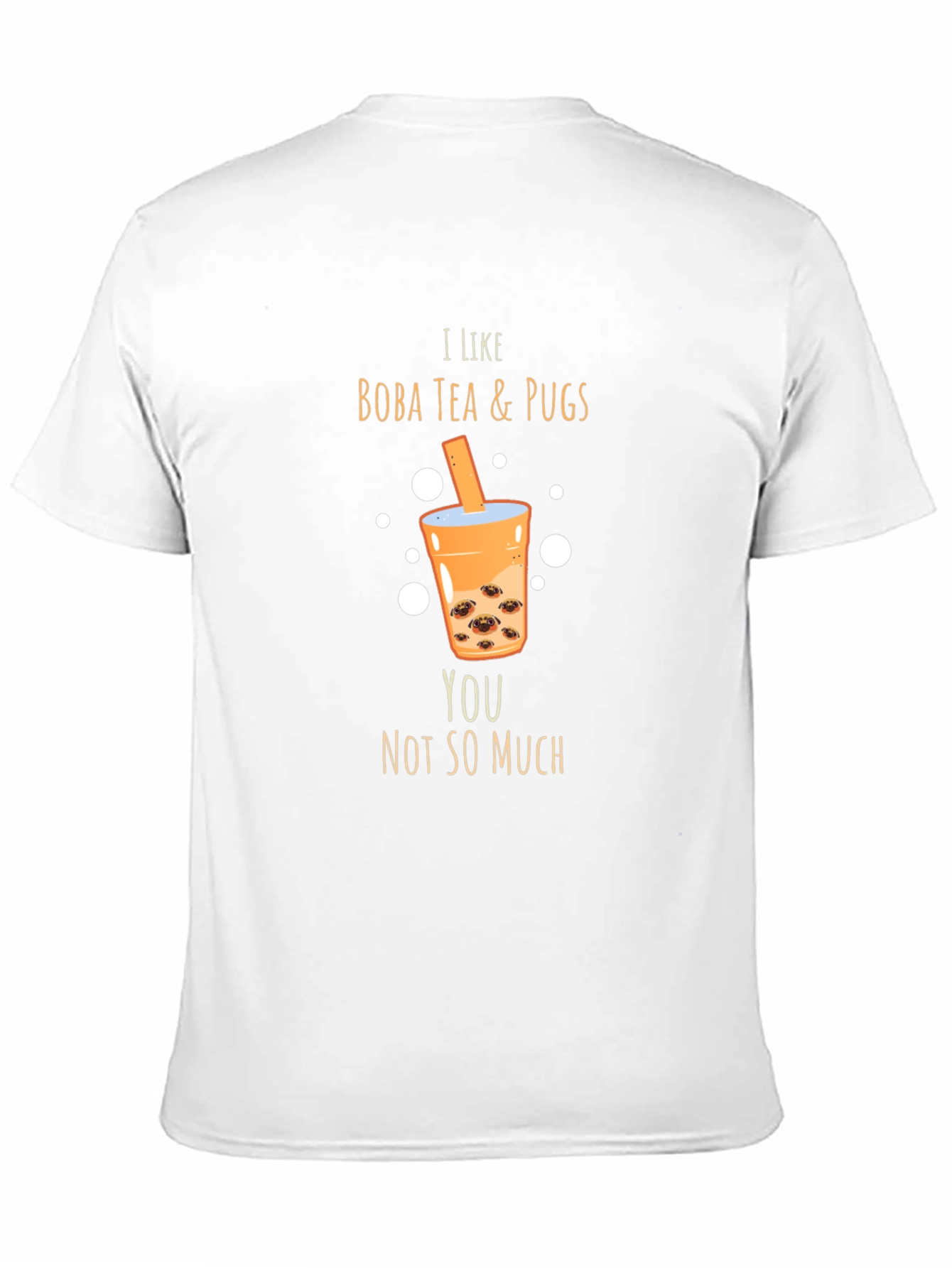 Boba Tea & Pugs Graphic Tee