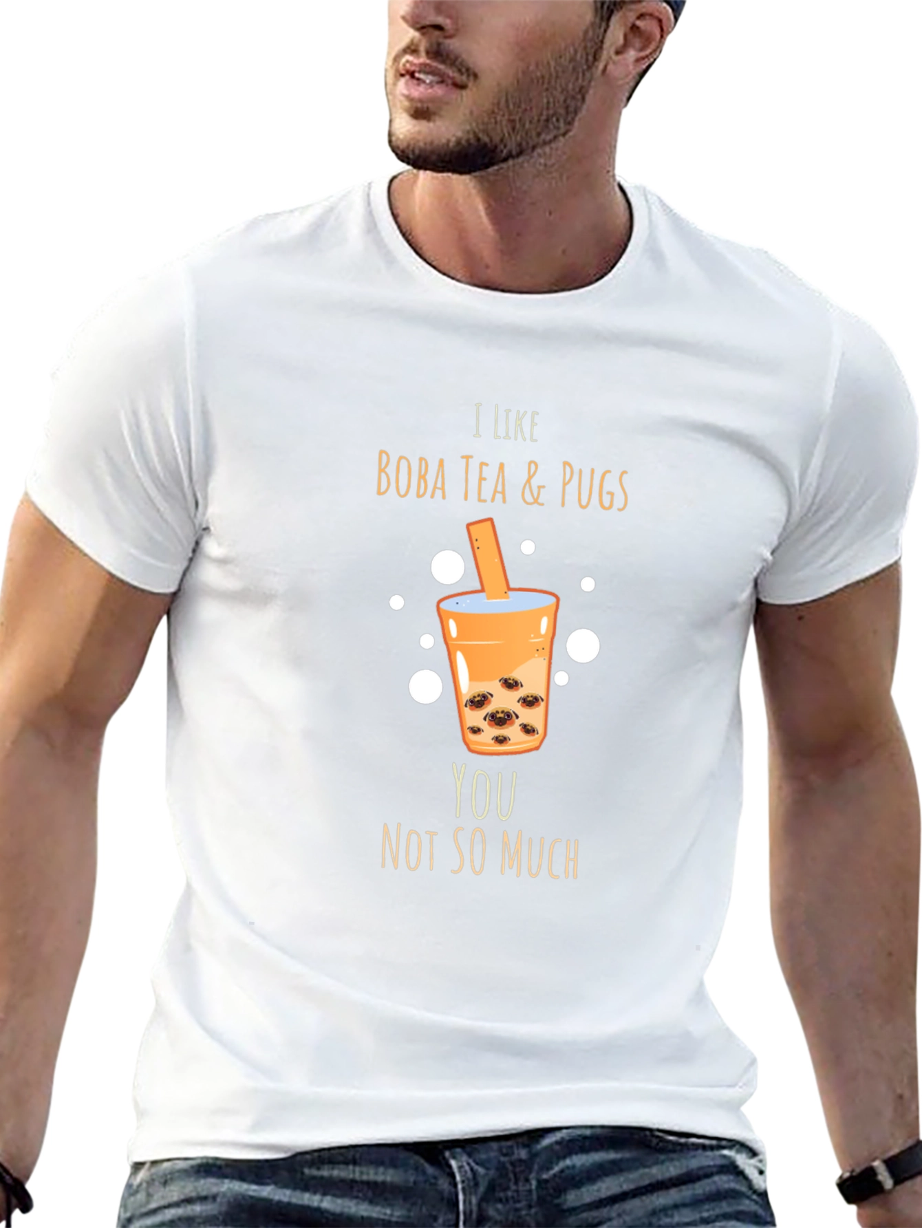 Boba Tea & Pugs Graphic Tee