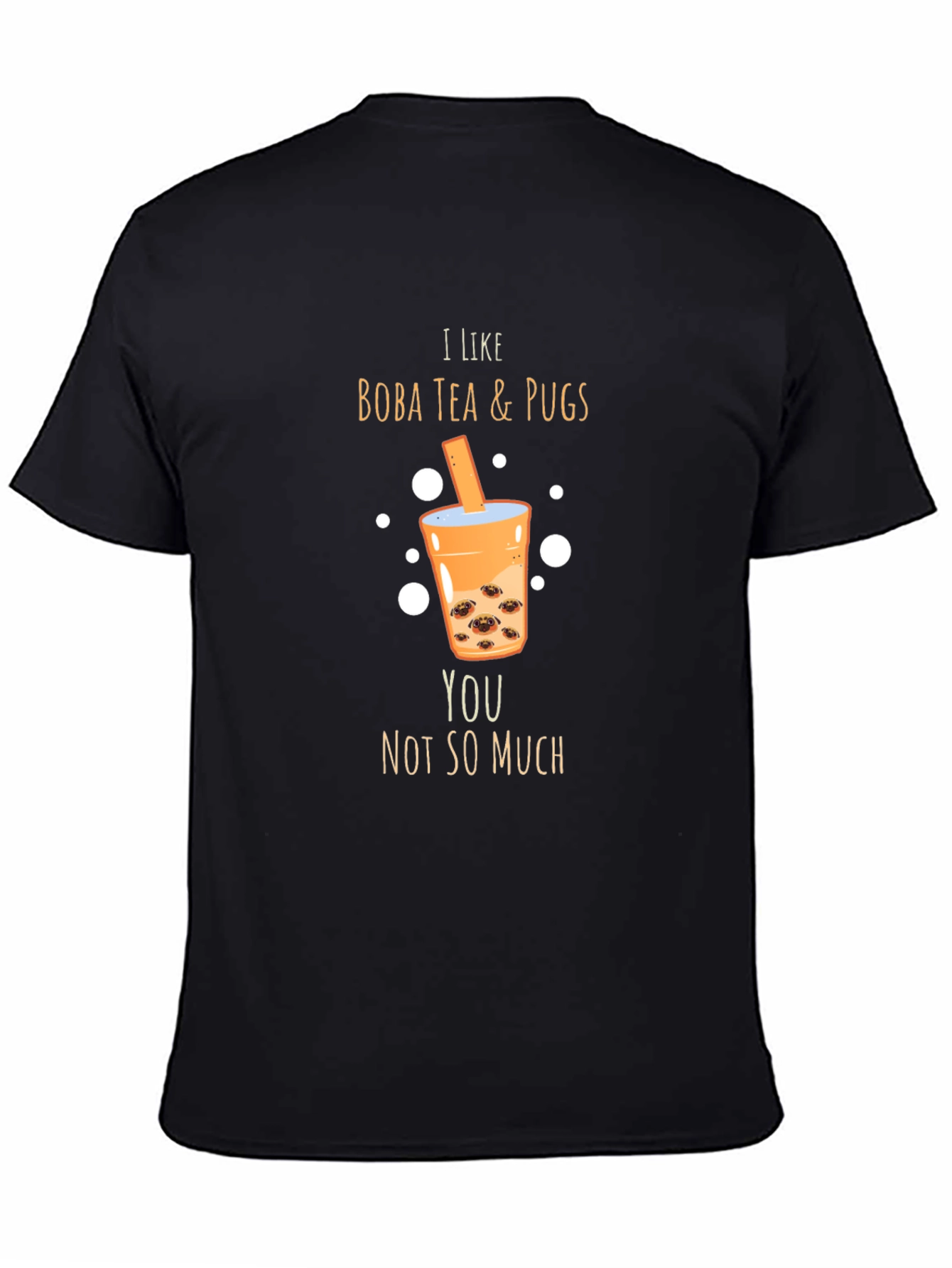 Boba Tea & Pugs Graphic Tee