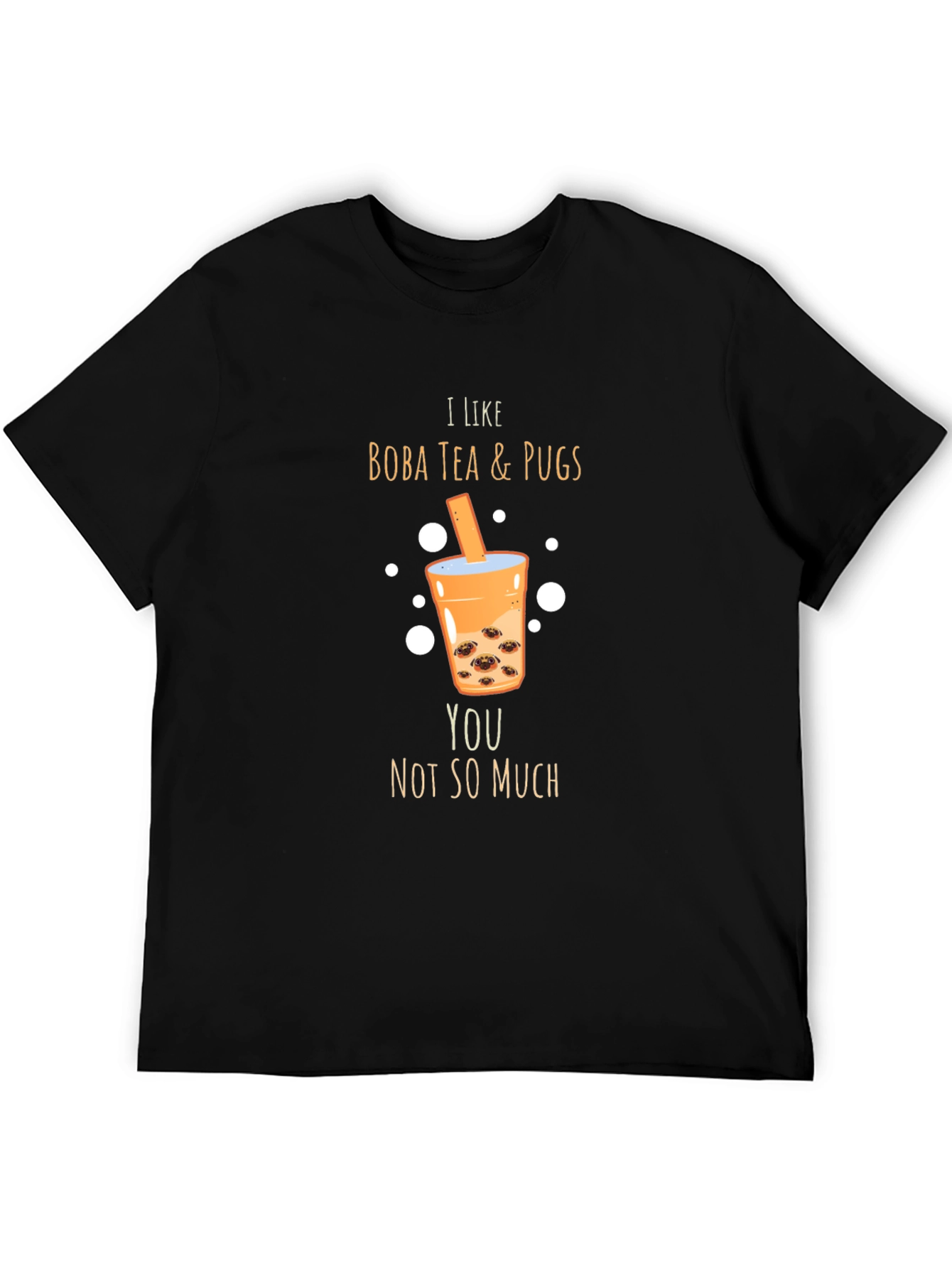 Boba Tea & Pugs Graphic Tee