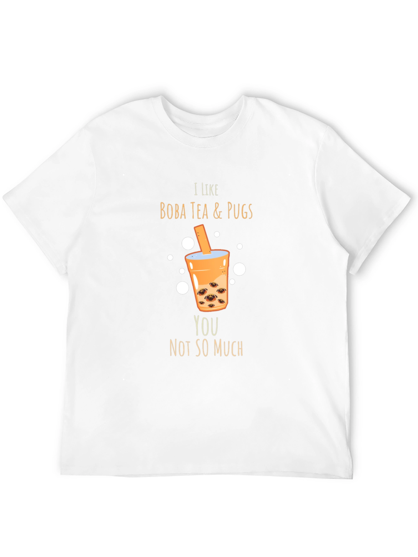 Boba Tea & Pugs Graphic Tee